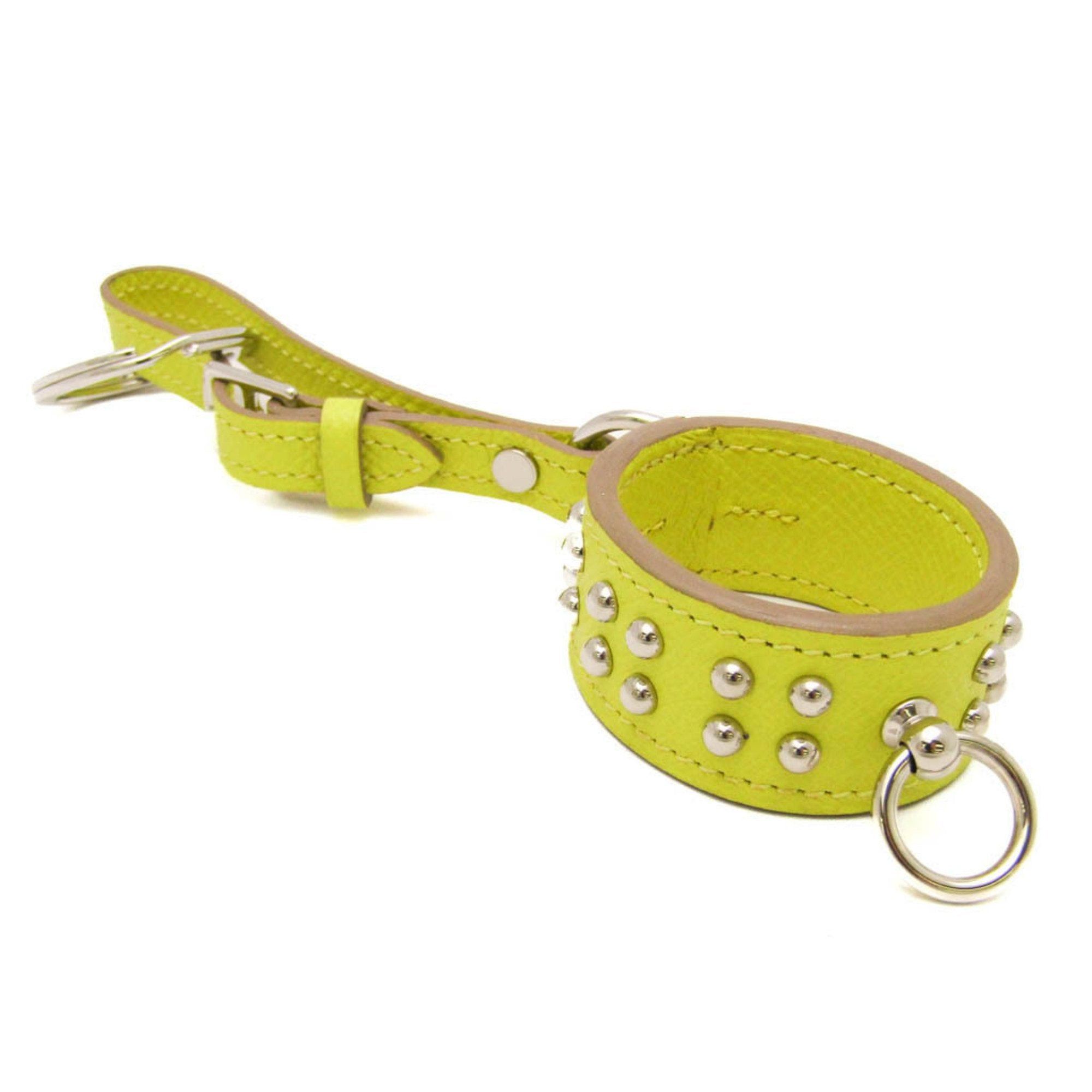 image of Hermes Coryedosian Annaud Keyring [Silver,yellow], Women's