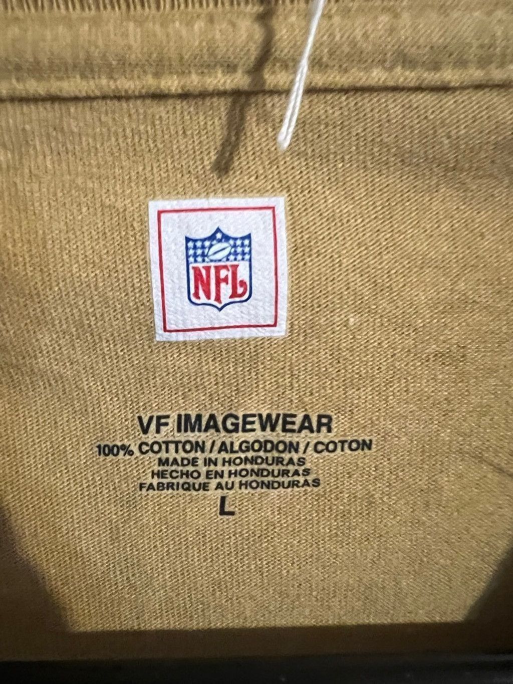 NFL Men's VF Imagewear New Orleans Saints Gold Short Sleeve Tee Size US L / EU 52-54 / 3 - 3 Thumbnail