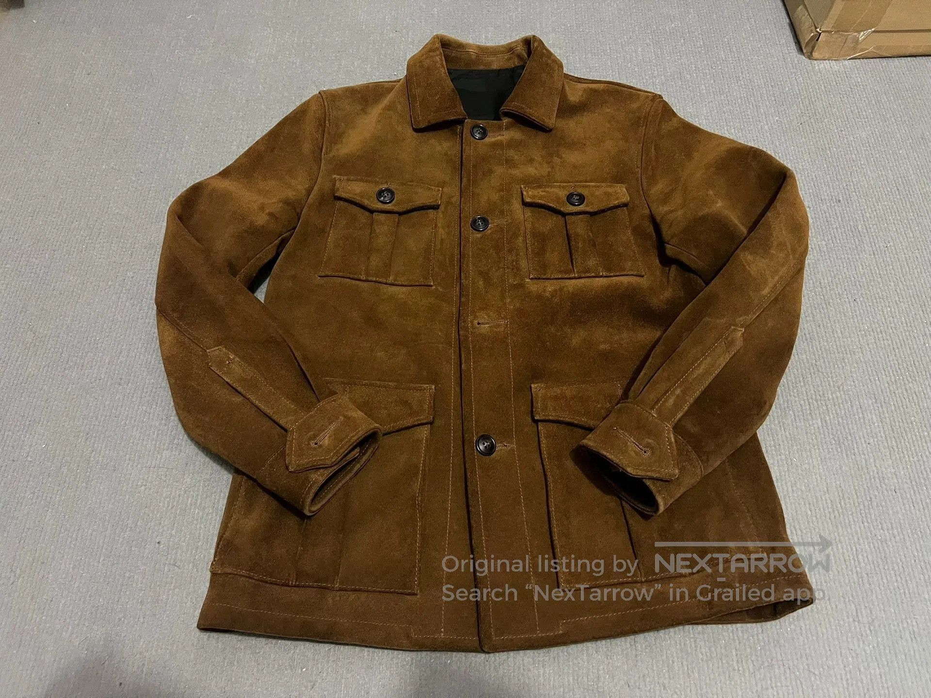 RRL Ralph Lauren Vintage Suede Work Leather Jacket. Size US M / EU 48-50 / 2 - 1 Thumbnail