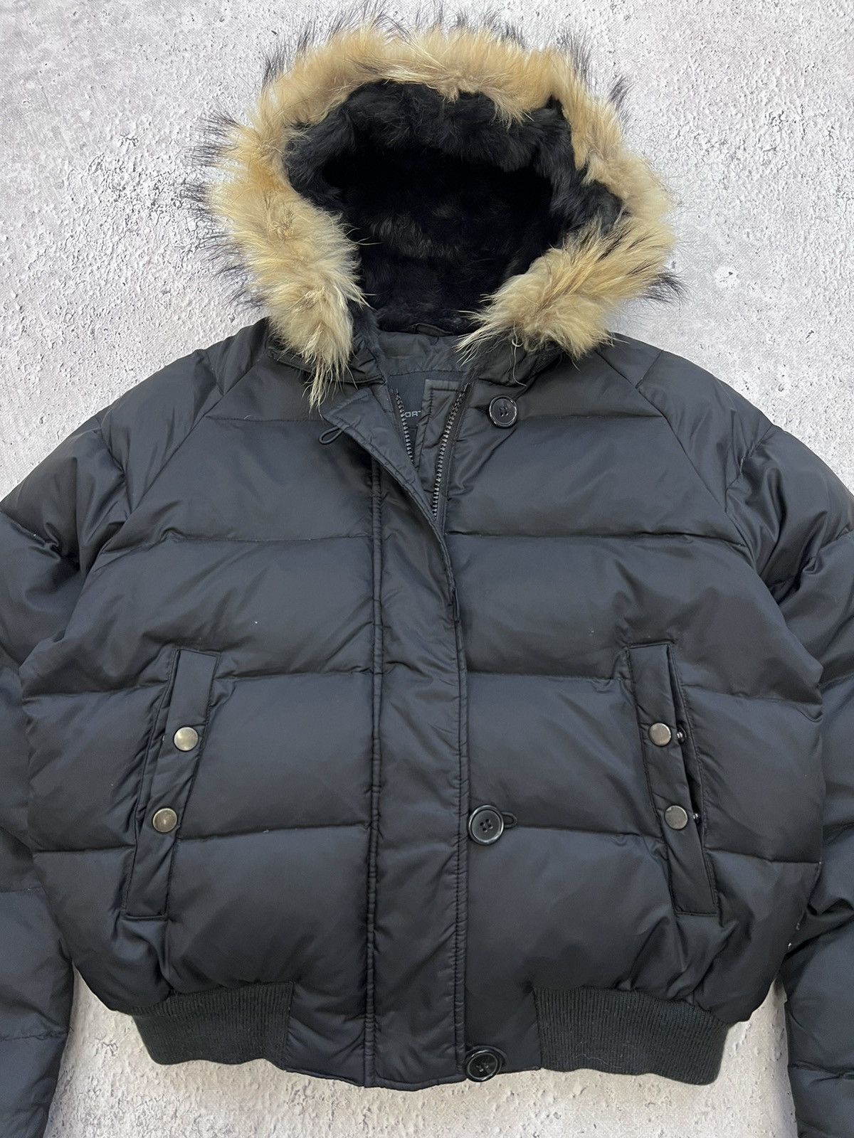 Hysteric Glamour 2000s Japanese Punk Grunge Fur Puffer Jacket opium style Size US M / EU 48-50 / 2 - 4 Thumbnail