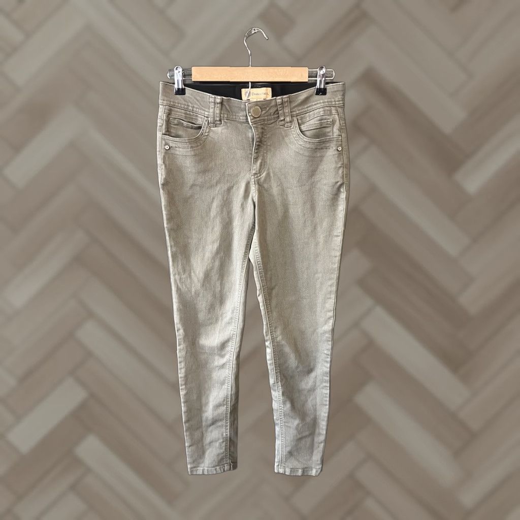 Vintage Democracy Beige Straight Leg Tapered Pants Womens 4 Beige Inseam 26 Ankle Regular Pants Size 27" / US 4 / IT 40 - 1 Thumbnail