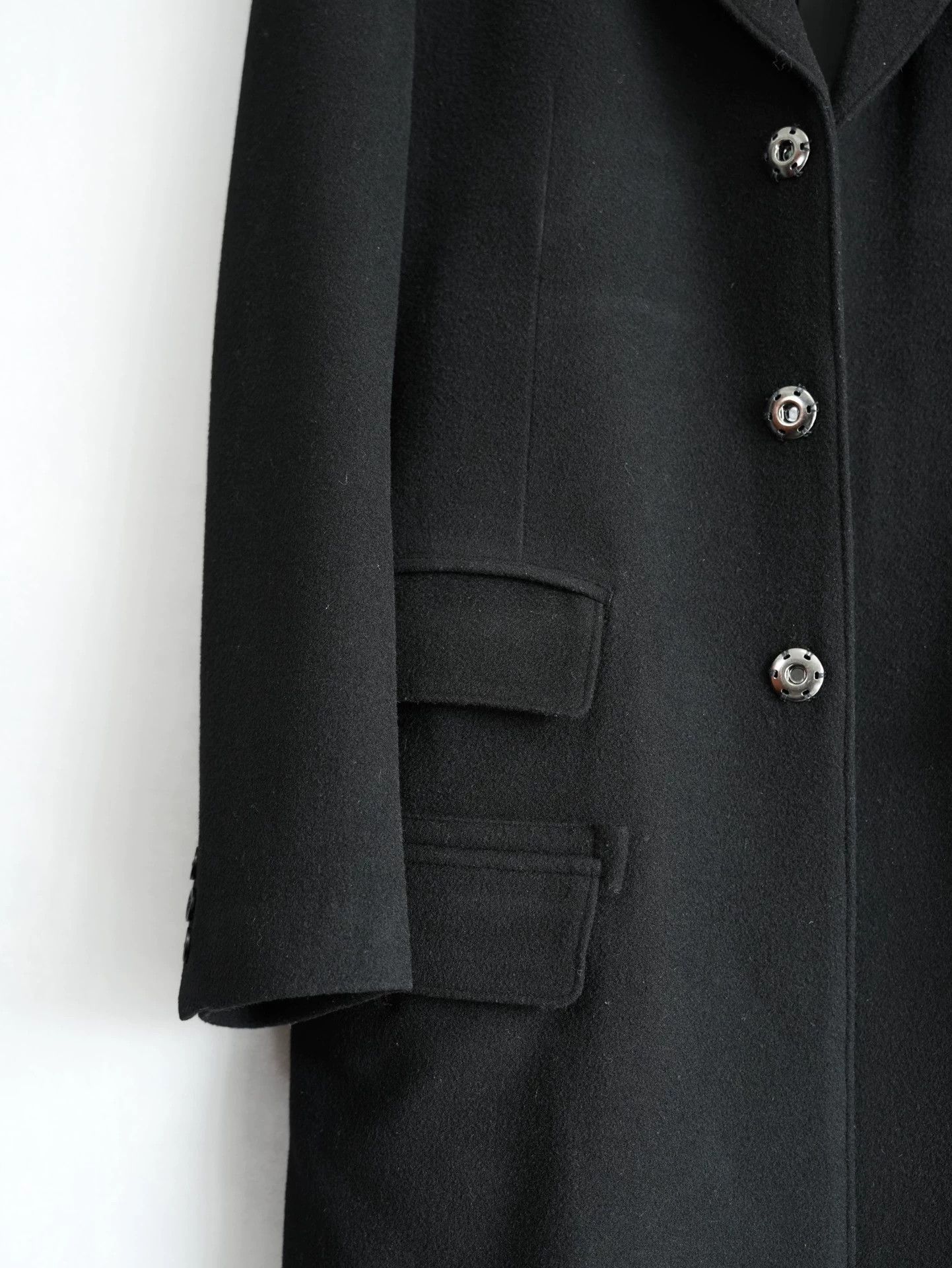 Yohji Yamamoto Yohji Yamamoto 18AW Dr.jkt Press-Button Cashmere Overcoat Size US S / EU 44-46 / 1 - 7 Thumbnail