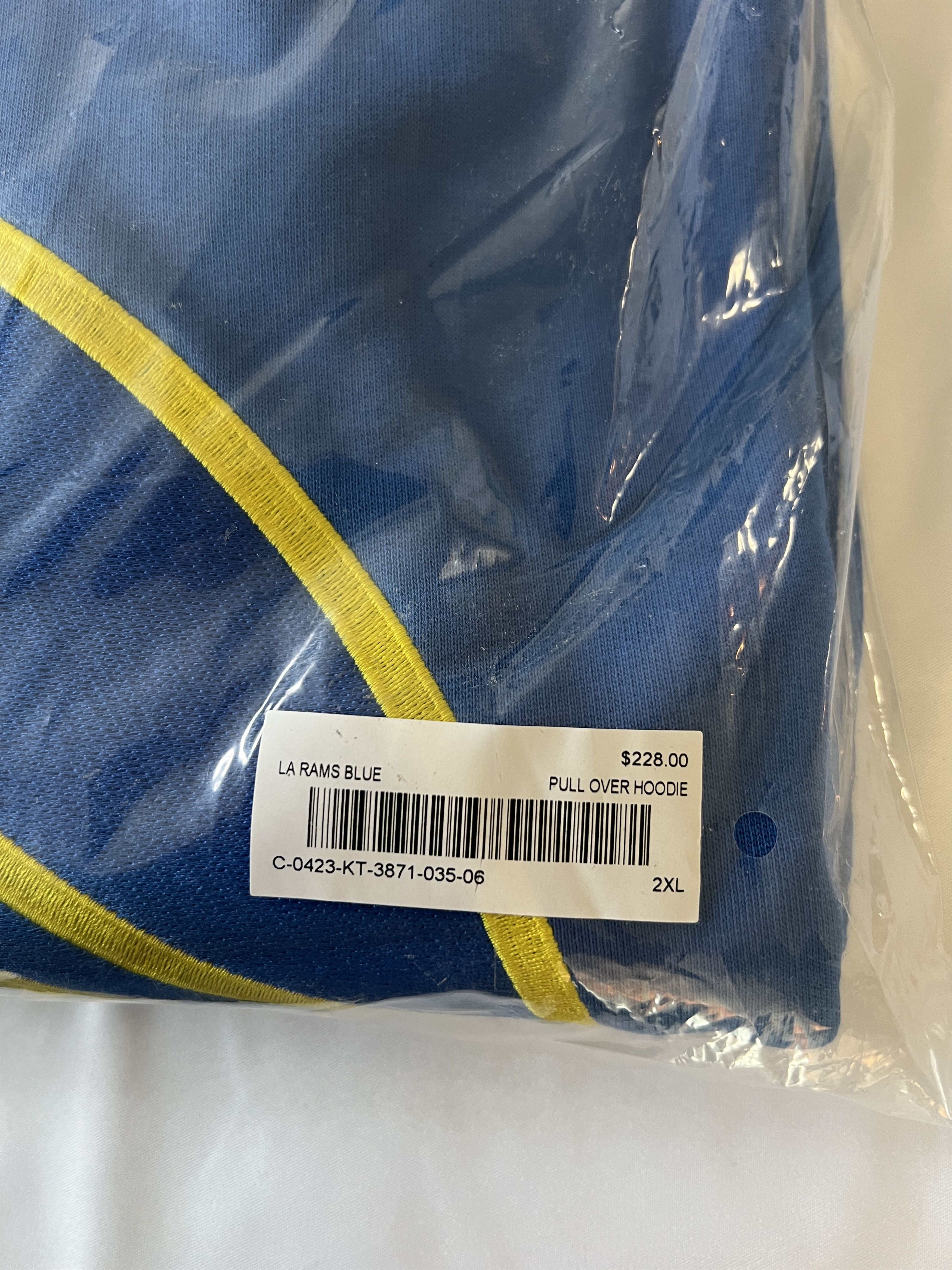Drake *RARE* OVO x NFL Los Angeles Rams OG Owl Hoodie Size US XXL / EU 58 / 5 - 3 Thumbnail