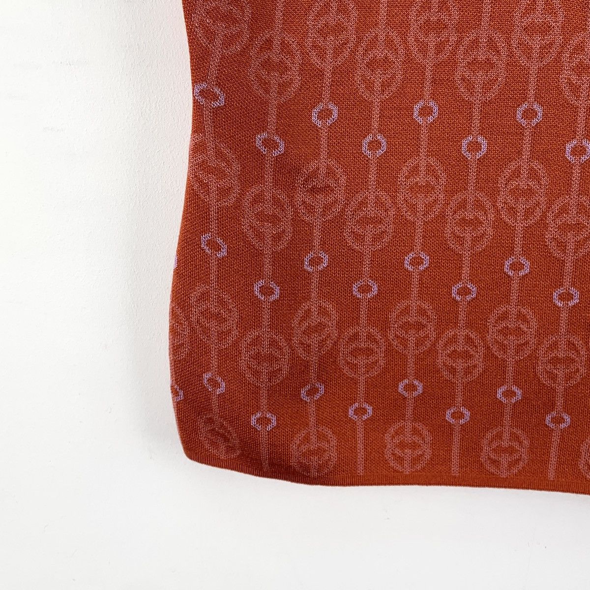 Hermes Hermès Jacquard All Over Print Short Sleeve T-shirt K26WX Size S / US 4 / IT 40 - 4 Thumbnail