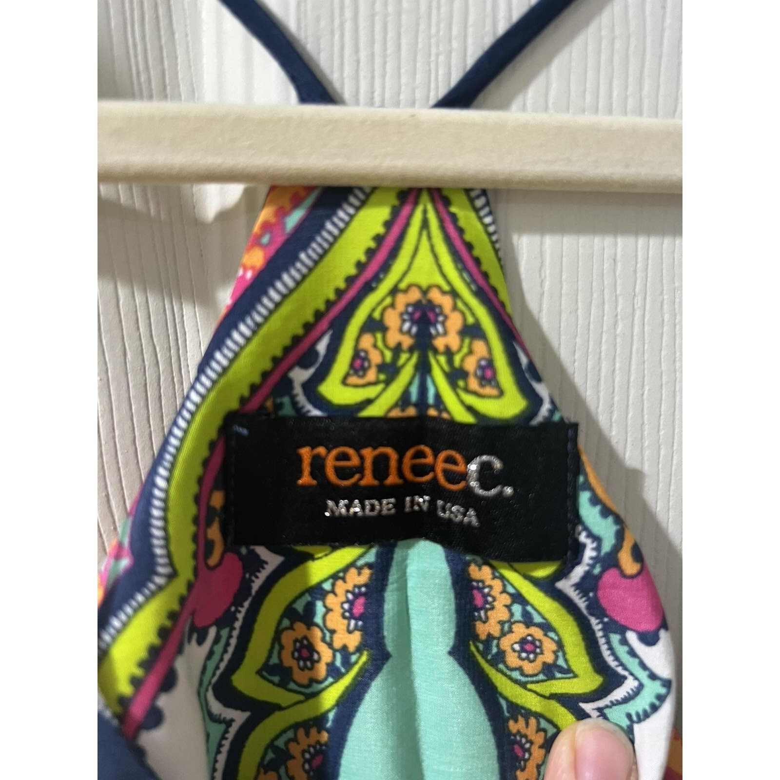 Rene Caovilla Renee C. Women Racer Back Print Tank Top Camisole L A000044 Size L / US 10 / IT 46 - 7 Thumbnail