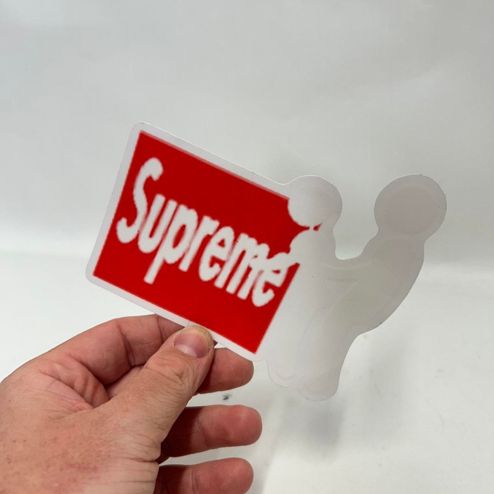 Supreme Supreme Money Box Logo Benjamin Franklin Sticker FW25
