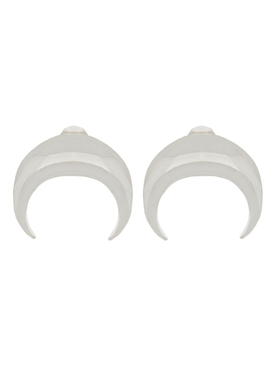 Marine Serre MARINE SERRE "MOON" EARRINGS - SILVER Size ONE SIZE - 1 Thumbnail
