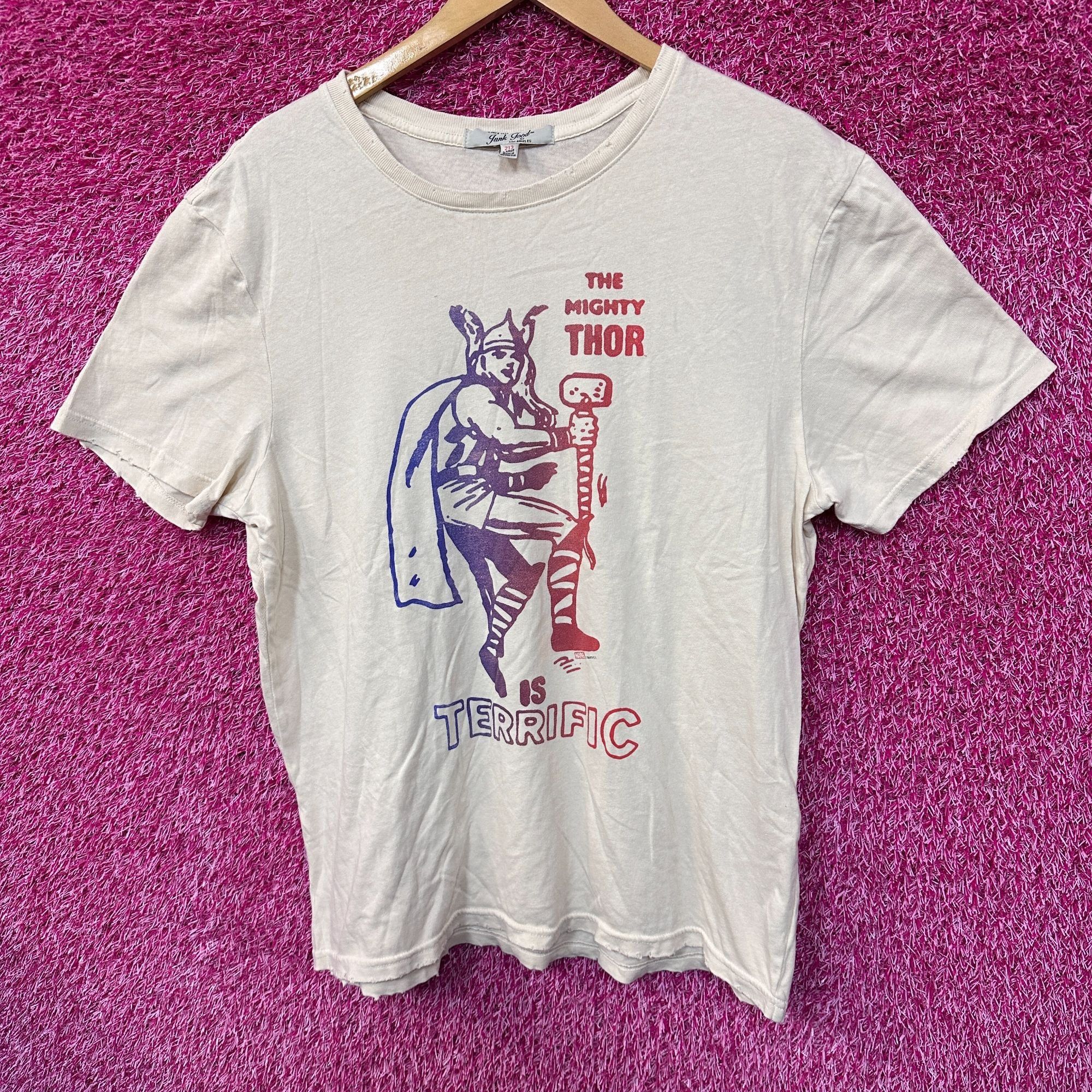 Marvel Comics The Mighty Thor is Terrific Marvel Comics Oversized Tee L Size US L / EU 52-54 / 3 - 1 Thumbnail