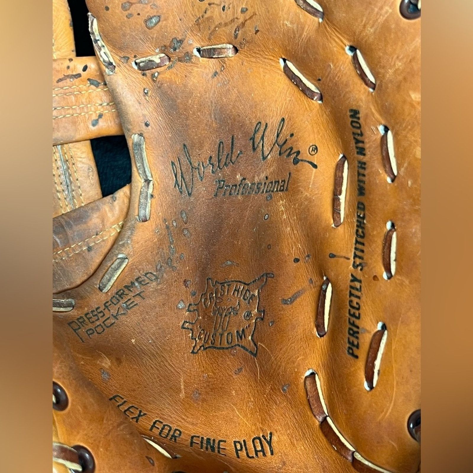 Mizuno VTG Mizuno FB-5 World Win First Base Glove Lite-Flex Japan R Size ONE SIZE - 7 Thumbnail