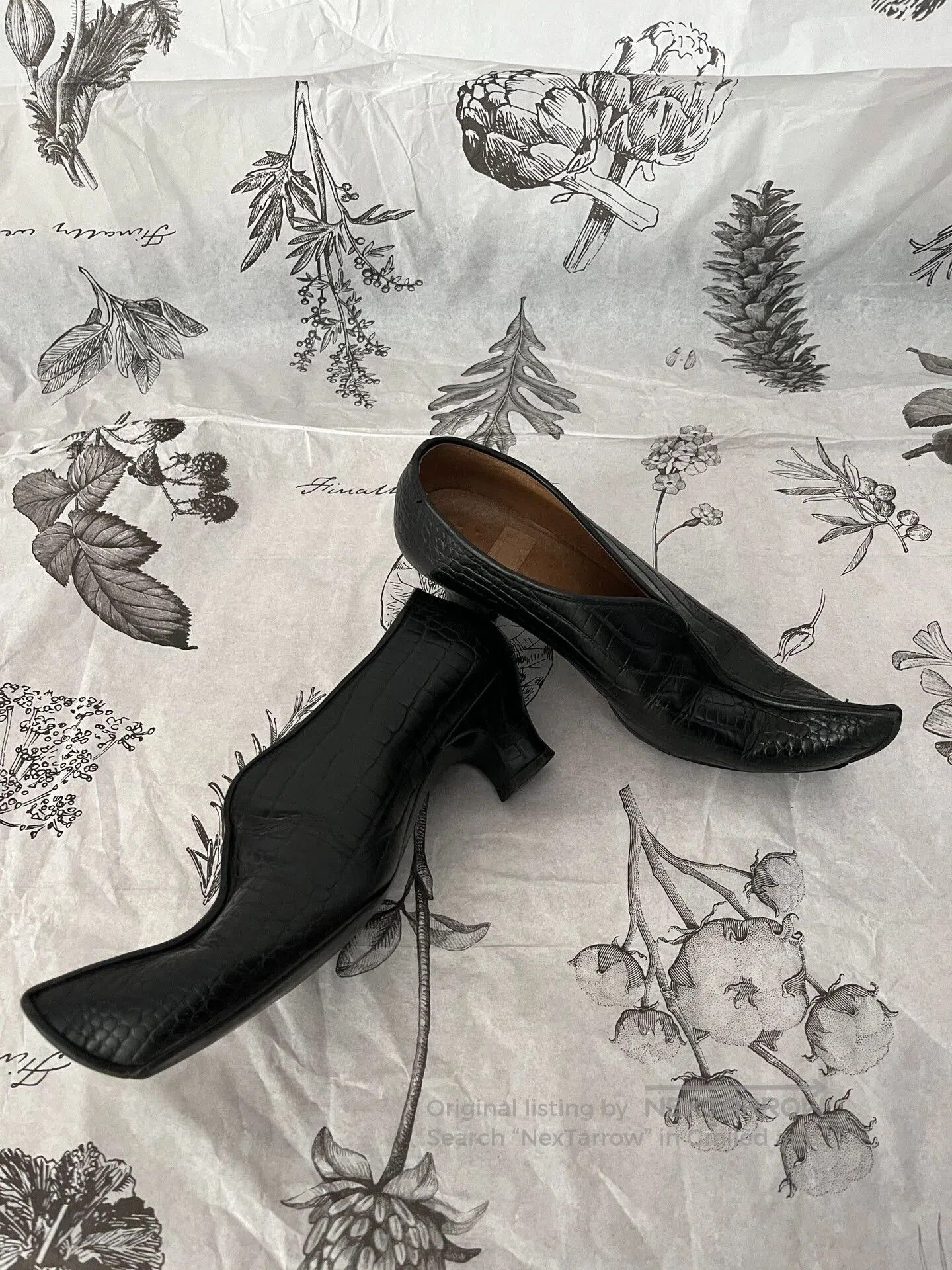 Other KOJI KUGA Pointed Toe Leather Boots. Size US 7 / IT 37 - 3 Thumbnail