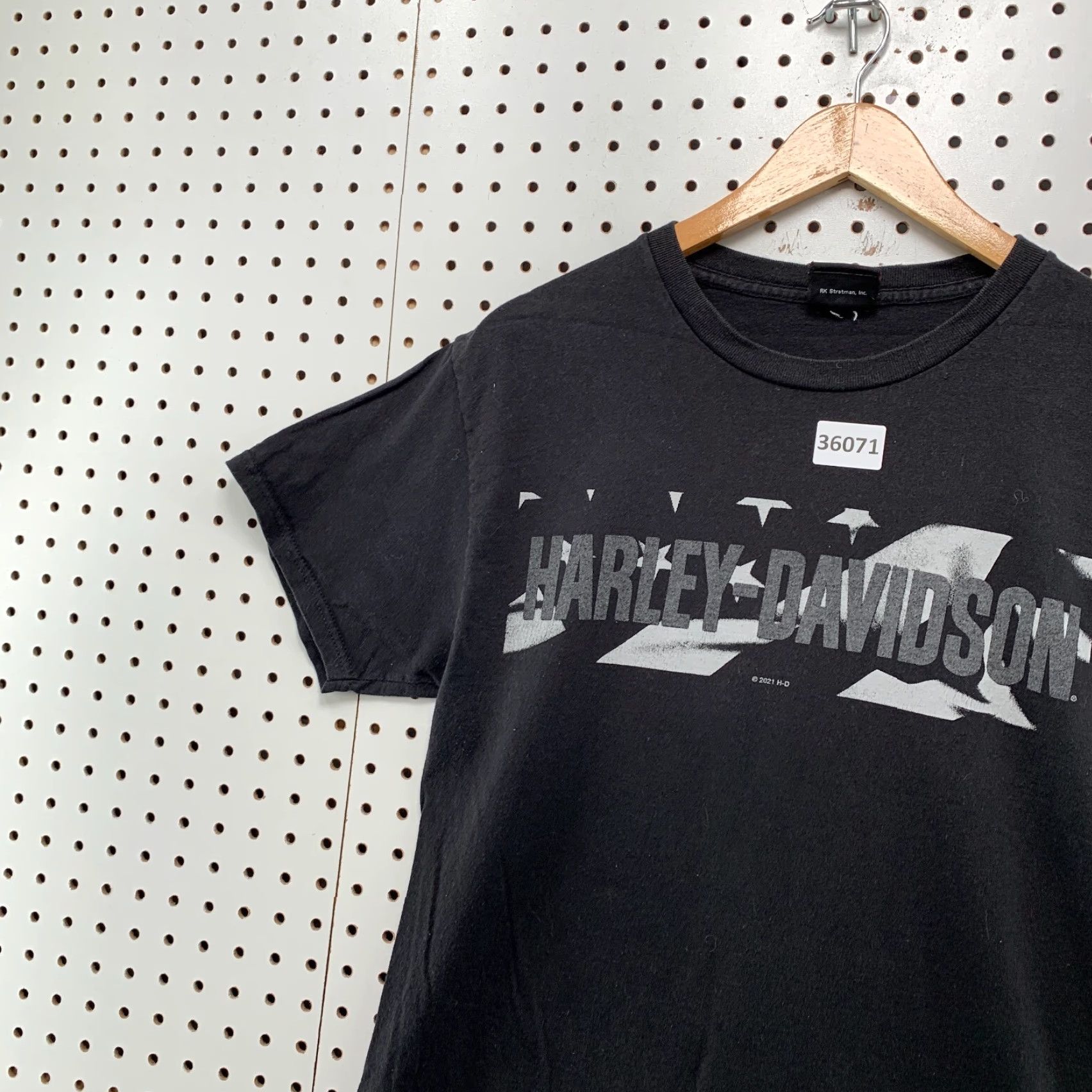 Harley Davidson VINTAGE Harley-Davidson Motorcycle Shirt Men’s Small Black Graphic Print 90s Oconomowoc Wisconsin Size US S / EU 44-46 / 1 - 7 Thumbnail