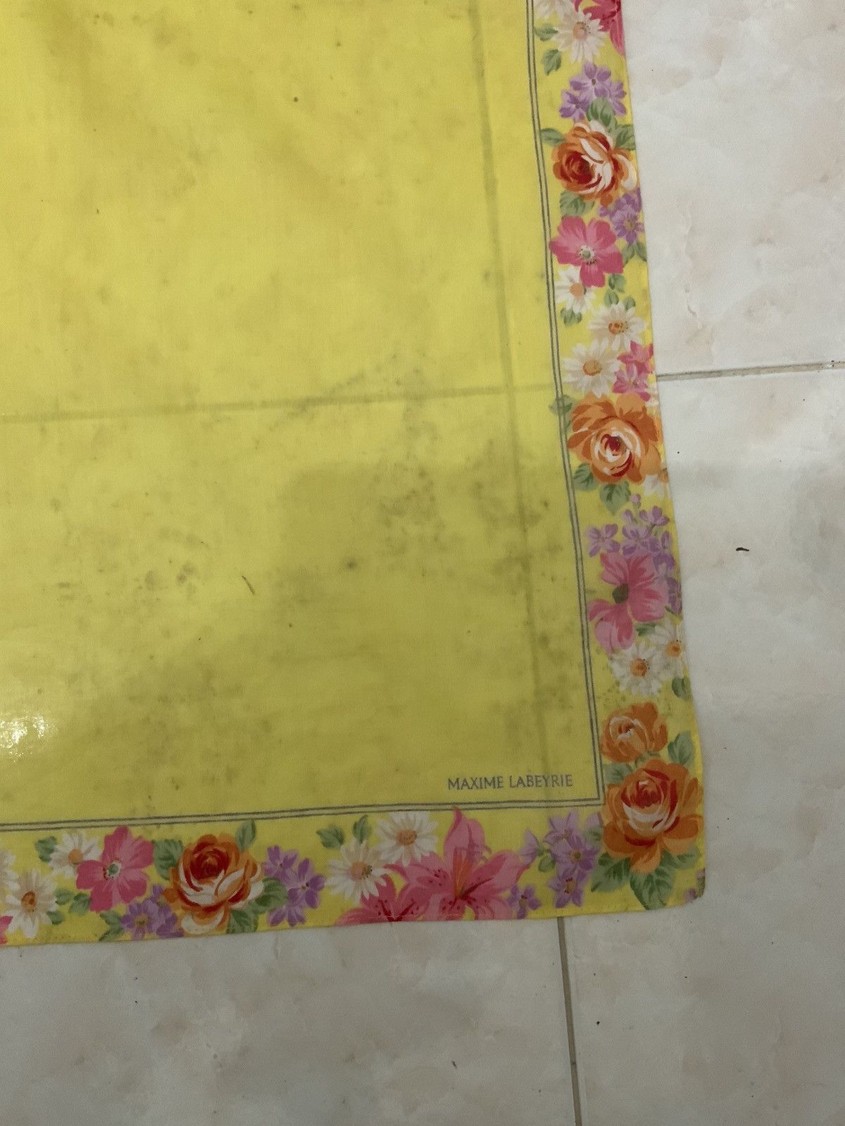 Japanese Brand Maxime Labeyrie Handkerchief Bandana Size ONE SIZE - 5 Thumbnail
