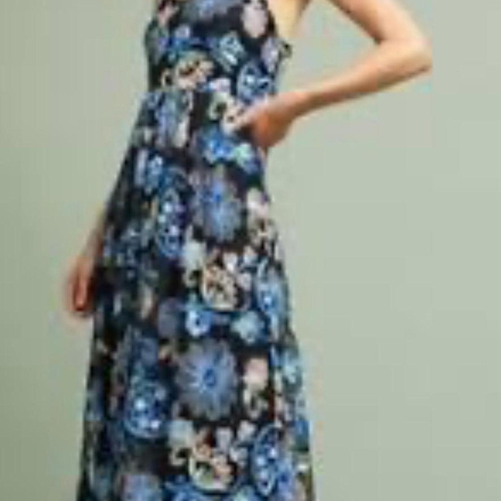 Anthropologie Middie - flower dress- Anthropologie designer Size XS / US 0-2 / IT 36-38 - 3 Thumbnail