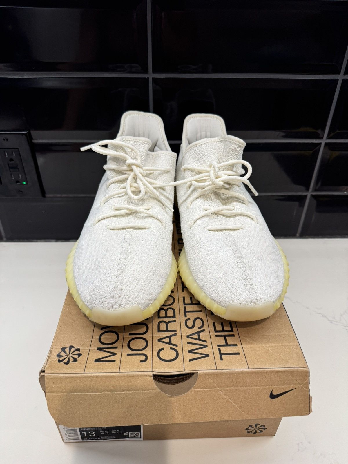 Adidas × Kanye West Adidas Yeezy Boost 350 V2 “Bone / Cream White” – Size 13 Size US 13 / EU 46 - 1 Thumbnail