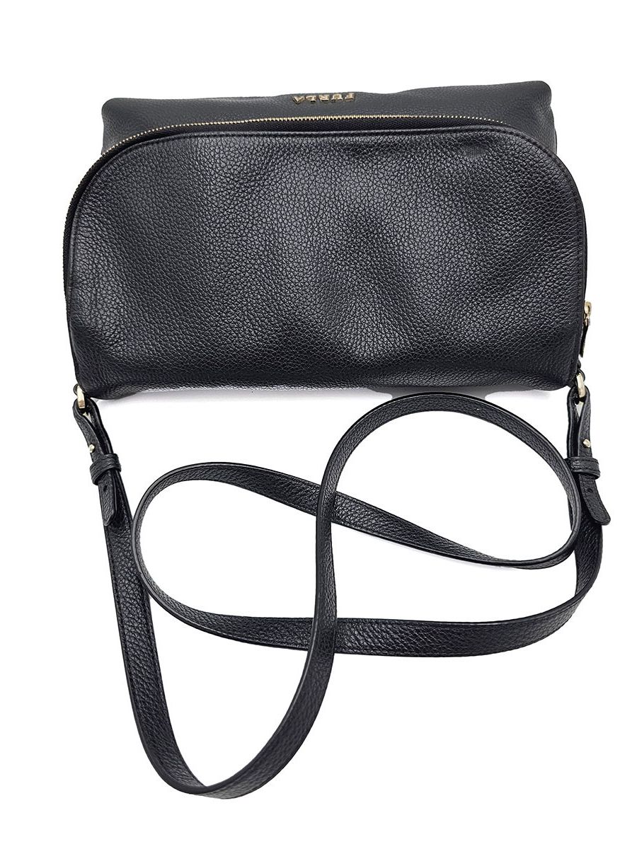 Furla Furla Noemi Black Leather Crossbody Bag Size ONE SIZE - 5 Thumbnail