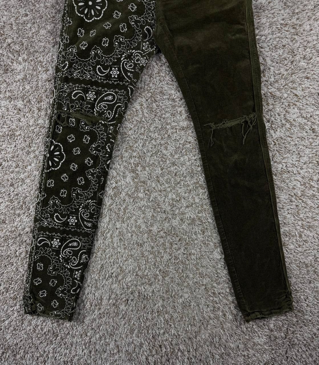Purple Brand Purple Brand Bandana Print Corduroy Pants Size US 30 / EU 46 - 3 Thumbnail