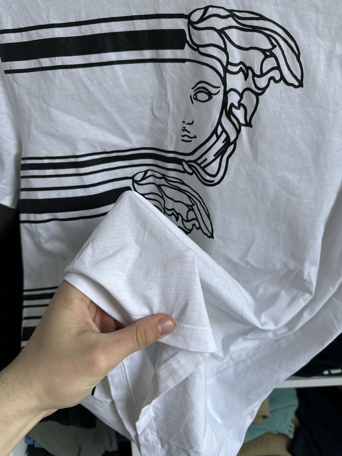 Versace 🔥VINTAGE VERSACE COLLECTION MEDUZA LOGO T-SHIRT🔥 Size US S / EU 44-46 / 1 - 9 Thumbnail