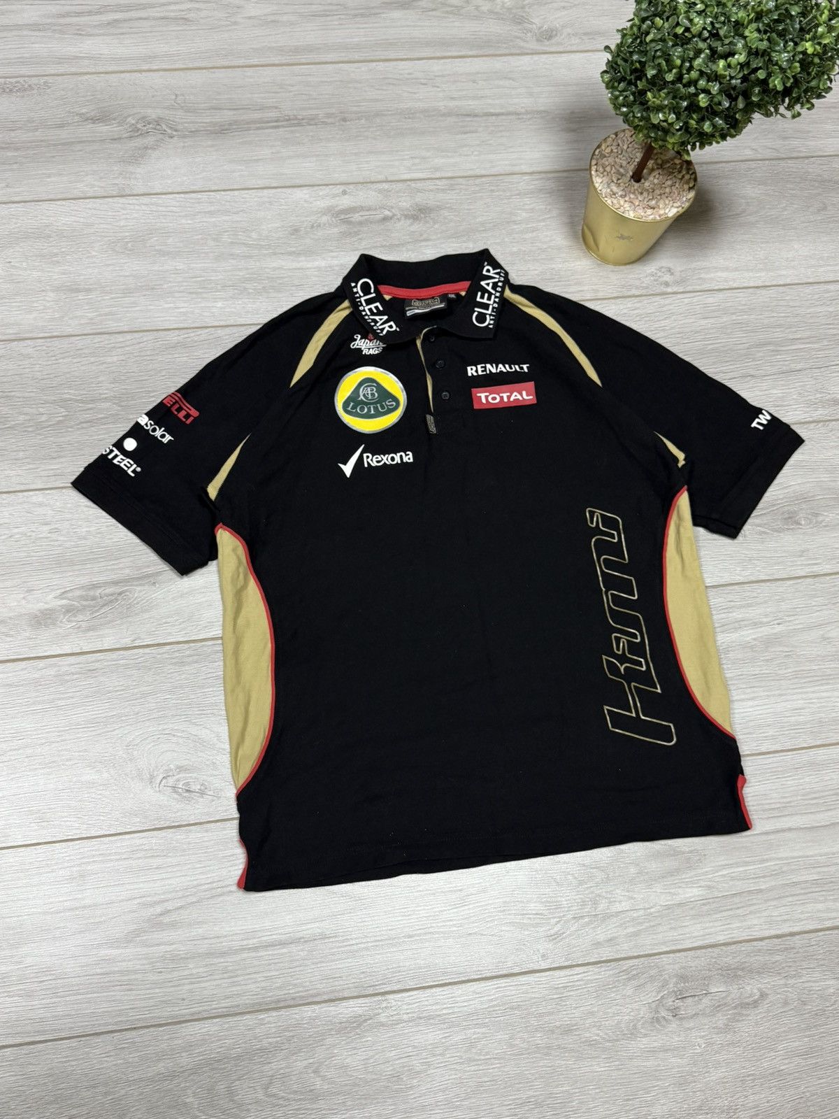 Vintage Lotus F1 formula racing polo Size US XXL / EU 58 / 5 - 3 Thumbnail