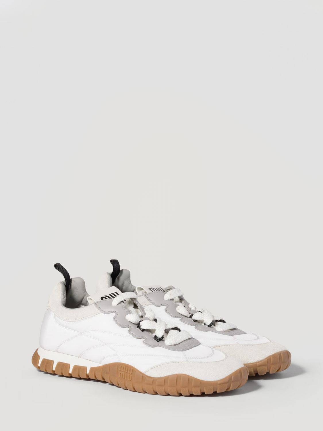 Miu Miu Miu Miu Sneakers Woman White Size US 9 / IT 39 - 1 Preview
