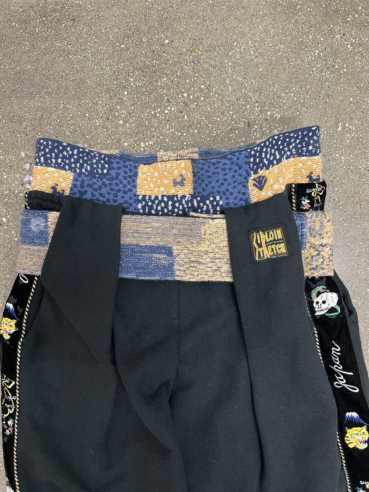 Kapital × Kapital Kountry Kapital Kountry Embroidered Trim Shimokita GoGo Sweatpants Size US 29 - 2 Thumbnail