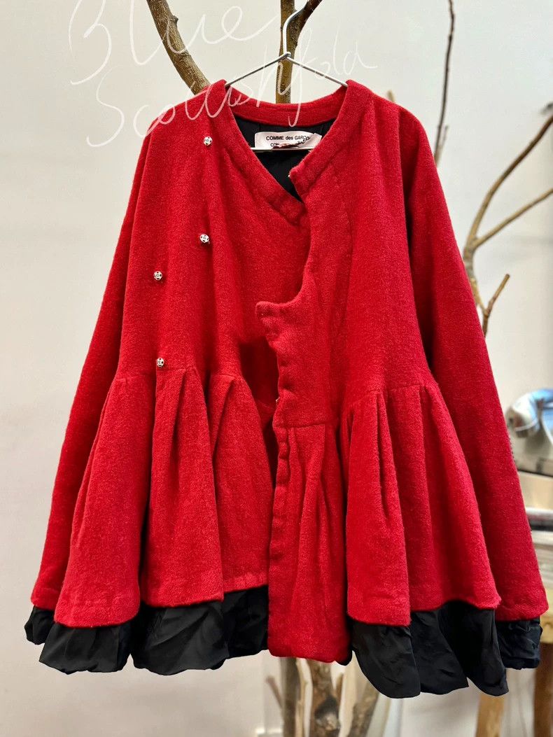 Comme des Garcons Comme Des Garcons Wool felted Chinese coat Size S / US 4 / IT 40 - 1 Thumbnail