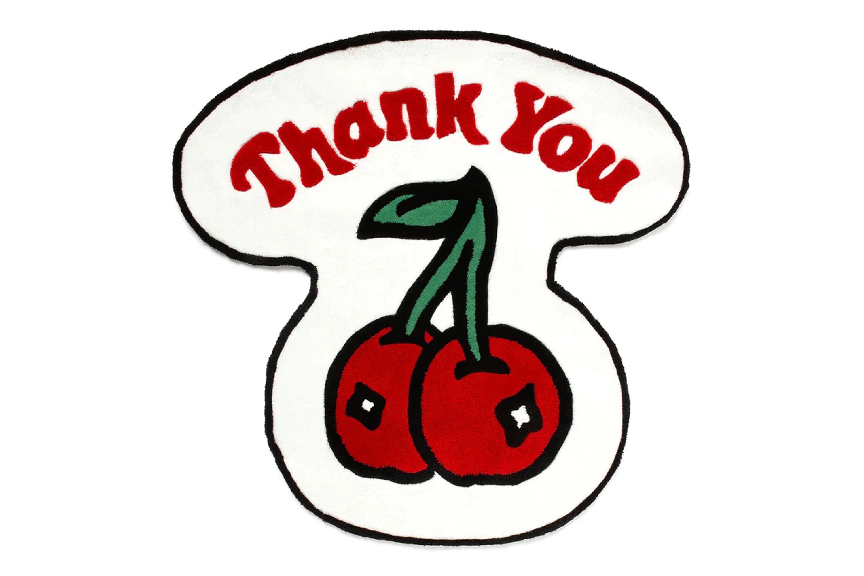 image of Market Thank You Cherry Rug, Men's