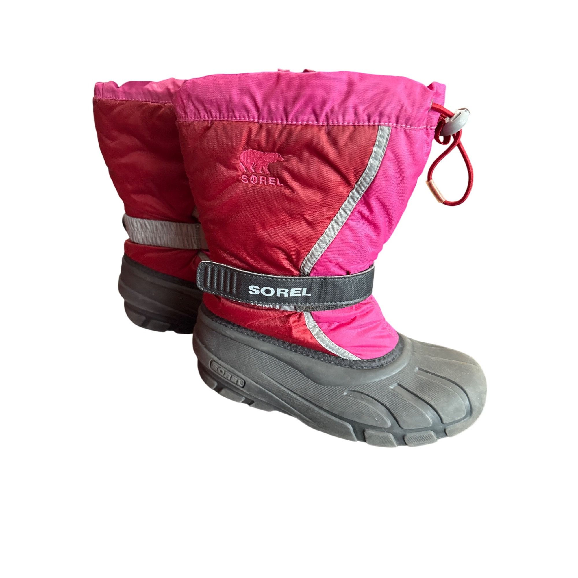 SOREL Sorel Womens Red Pink black Waterproof Winter Boots Size 5 S Size US 5 / IT 35 - 3 Thumbnail