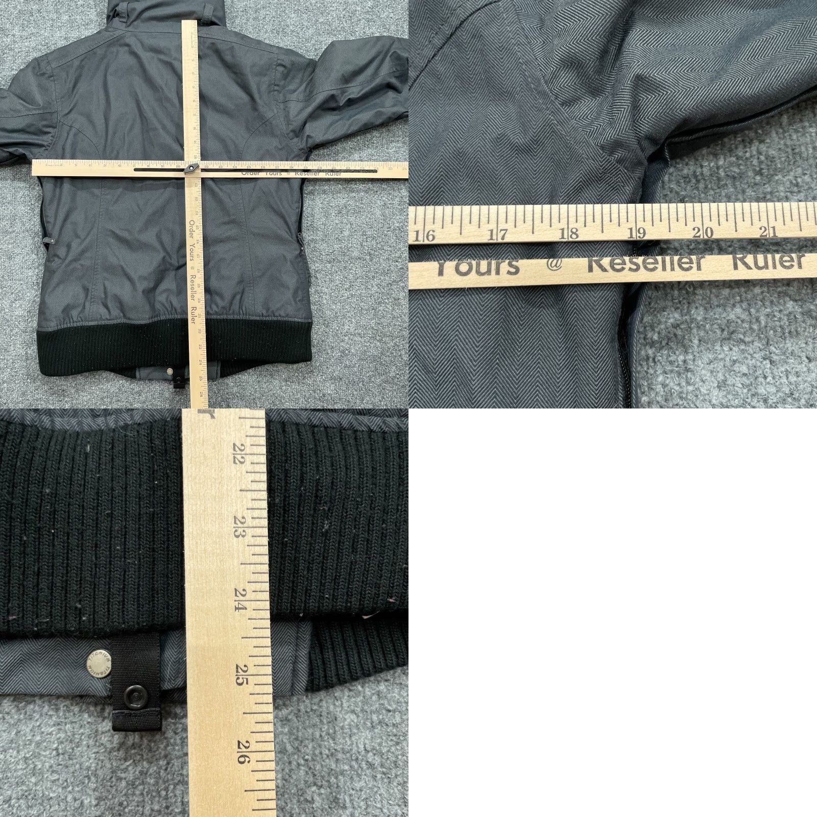 Vintage Columbia Coat Womens M Regular Gray Solid Long Sleeve Jacket/Coat Size M / US 6-8 / IT 42-44 - 11 Thumbnail