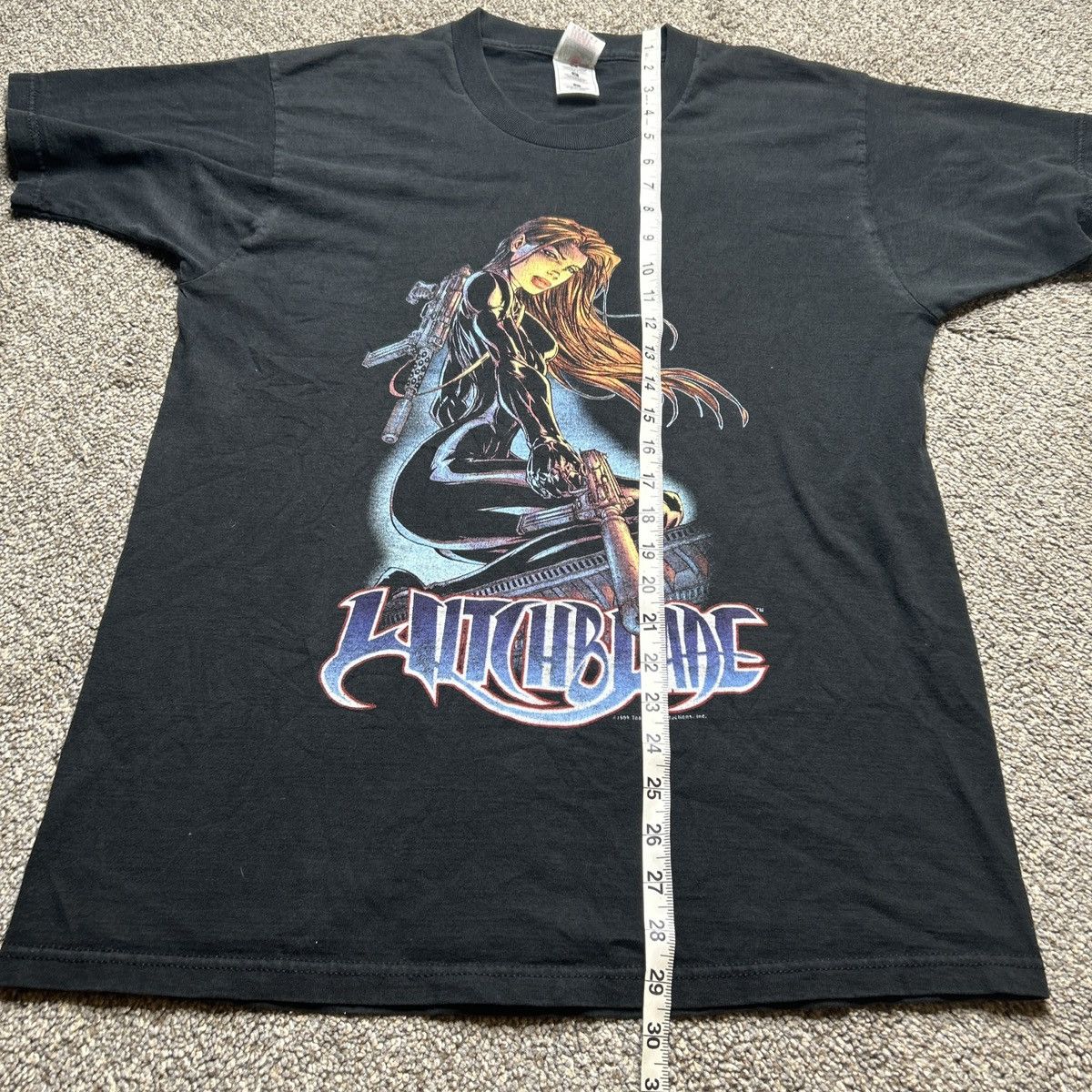 Anime × Vintage Vintage 1999 witchblade graphic comic tee shirt Size US L / EU 52-54 / 3 - 5 Thumbnail