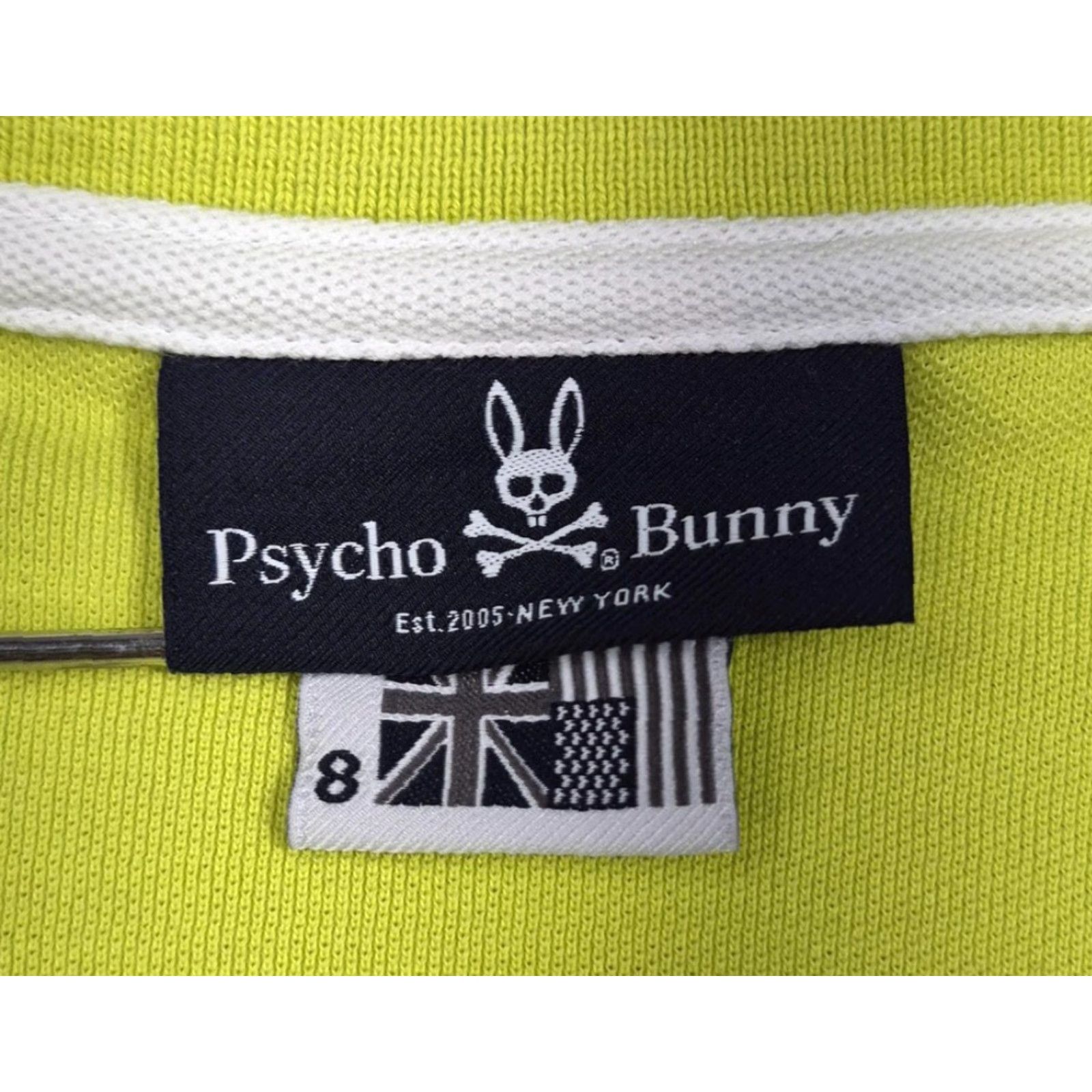 Psycho Bunny Psycho Bunny Polo Golf Shirt Mens 2XL Green Pima Cotton Skull Bunny Preppy Shirt Size US XXL / EU 58 / 5 - 6 Thumbnail