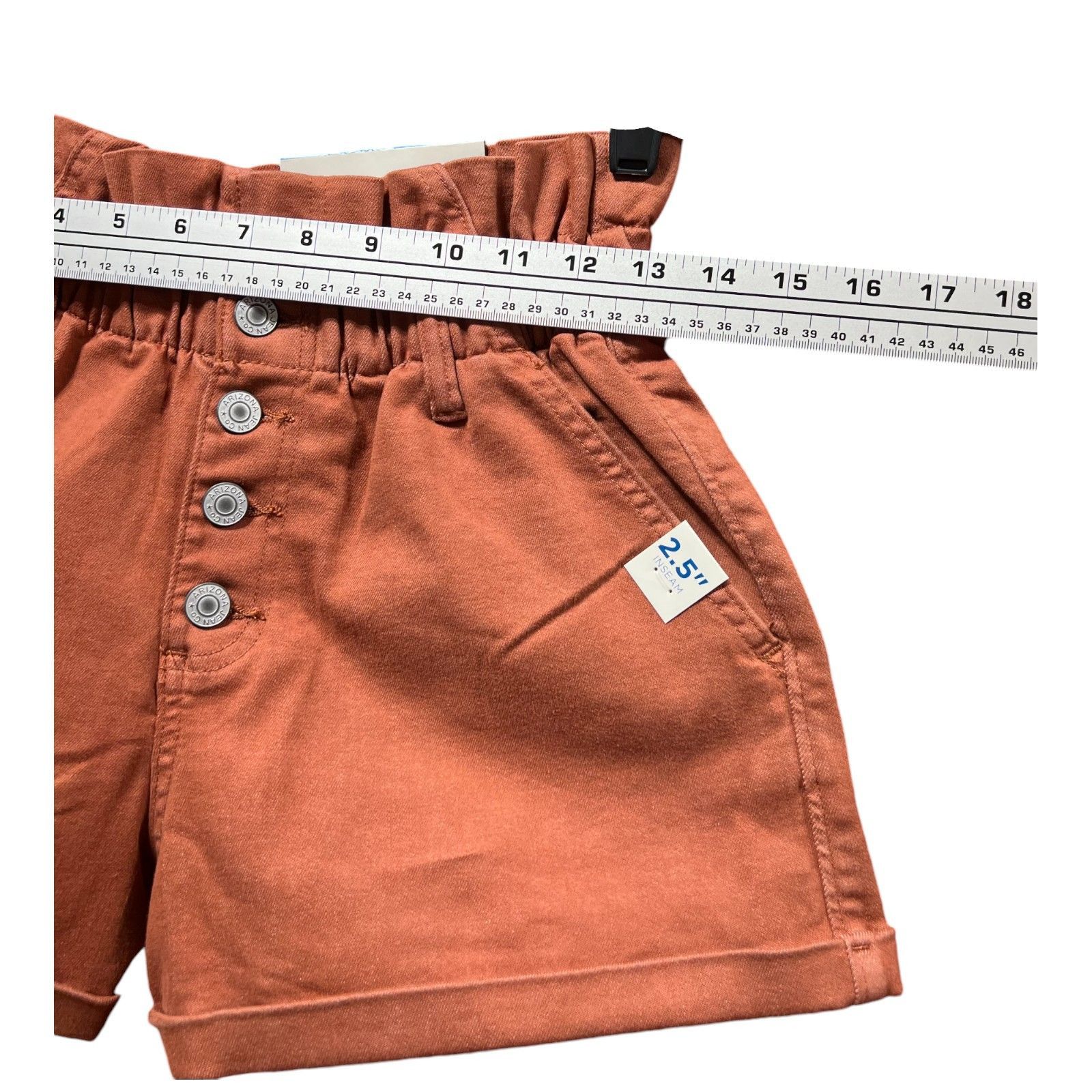 Arizona Jean Co. Arizona - Women's High Rise Denim Short - Brown - 5 Size 26" / US 2 / IT 38 - 5 Thumbnail