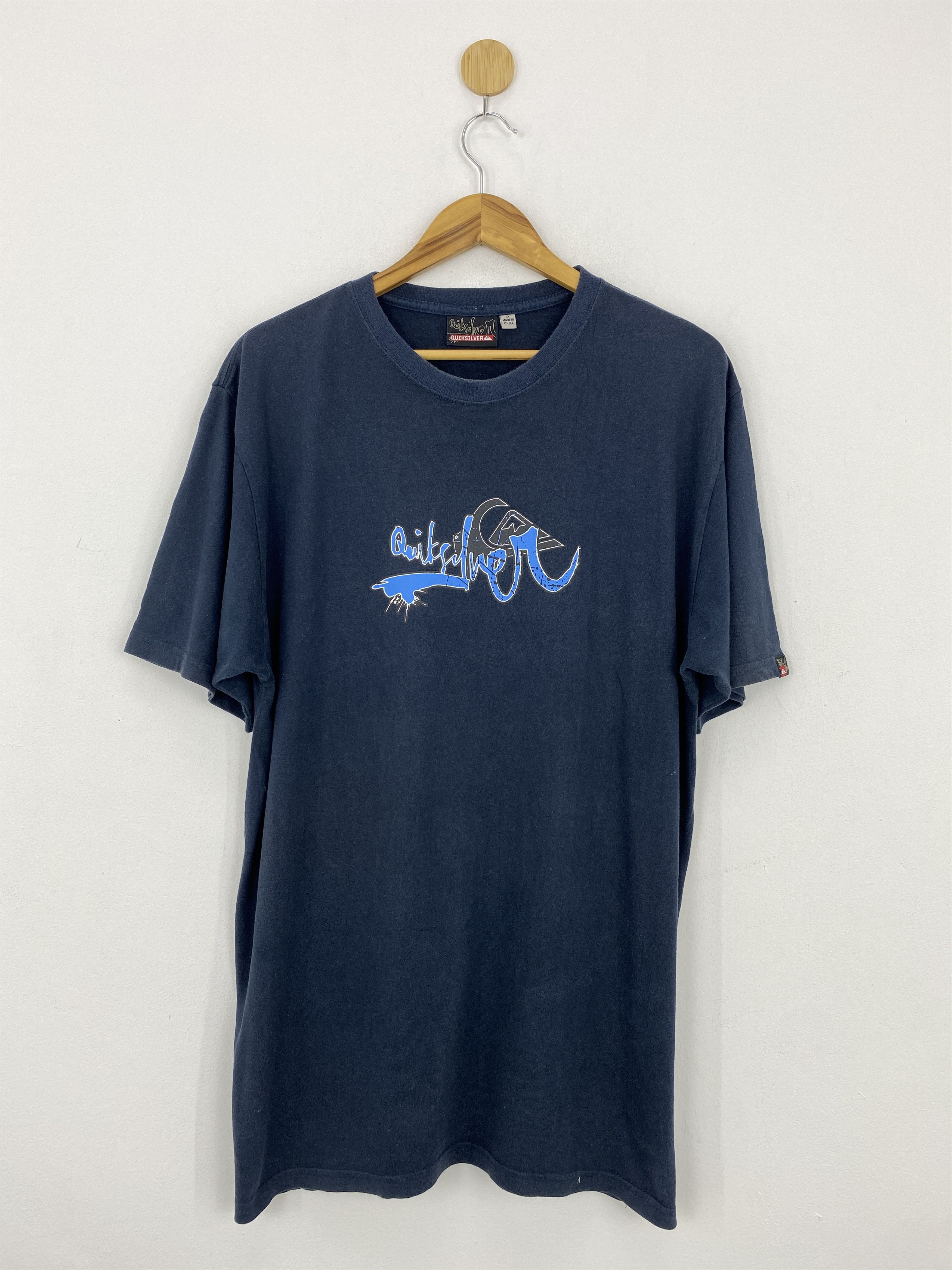 Quiksilver × Vintage Vintage 90s Quiksilver Surfing Crewneck T-Shirt TA0511 Size US M / EU 48-50 / 2 - 1 Thumbnail