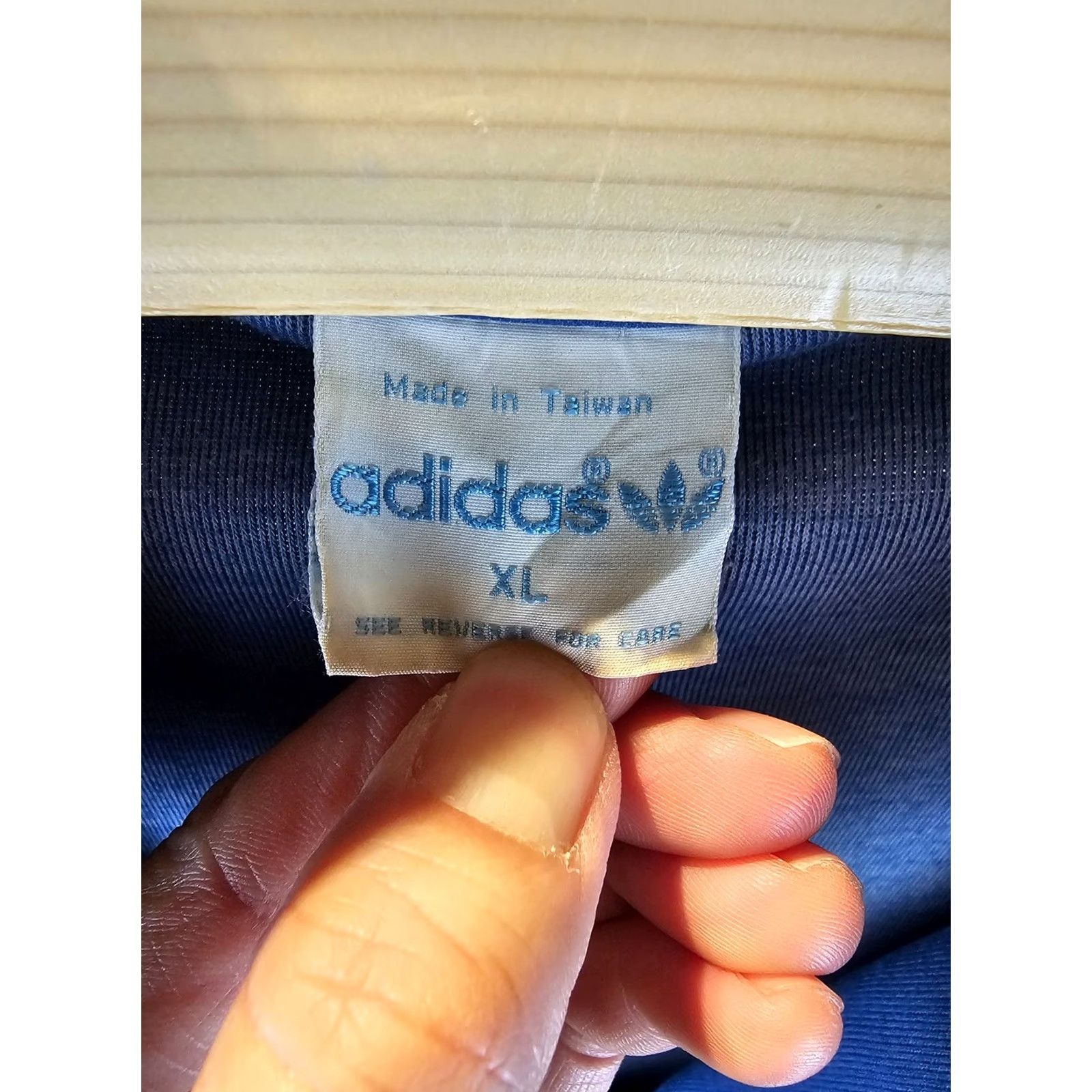 Adidas VINTAGE Adidas Track Jacket XL Blue Mens XL Adult 70s Trefoil Track Top Jacket Size XL Size US XL / EU 56 / 4 - 3 Thumbnail