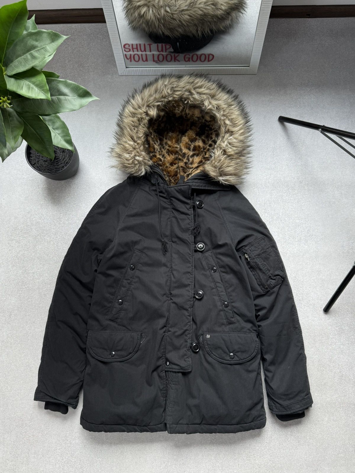 Denim & Supply Ralph Lauren Denim & Supply Ralph Lauren Faux Fur Parka Jacket Hooded Size XS / US 0-2 / IT 36-38 - 3 Thumbnail