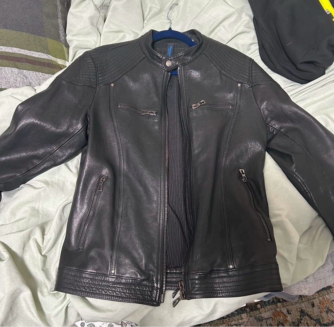 Designer BENHEART HICH C01 leather biker jacket luxury Size US M / EU 48-50 / 2 - 1 Thumbnail