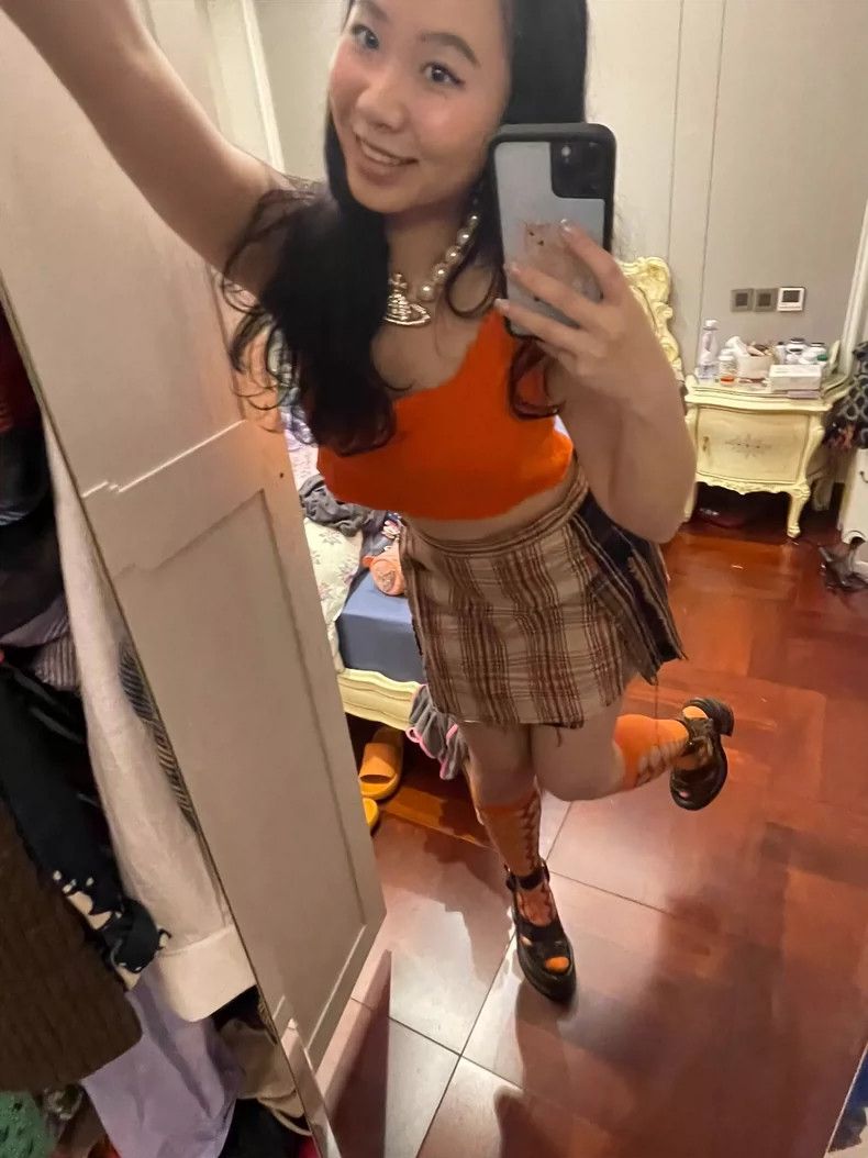 Vivienne Westwood vivienne westwood Orange knit vest with gold logo Size S / US 4 / IT 40 - 5 Thumbnail