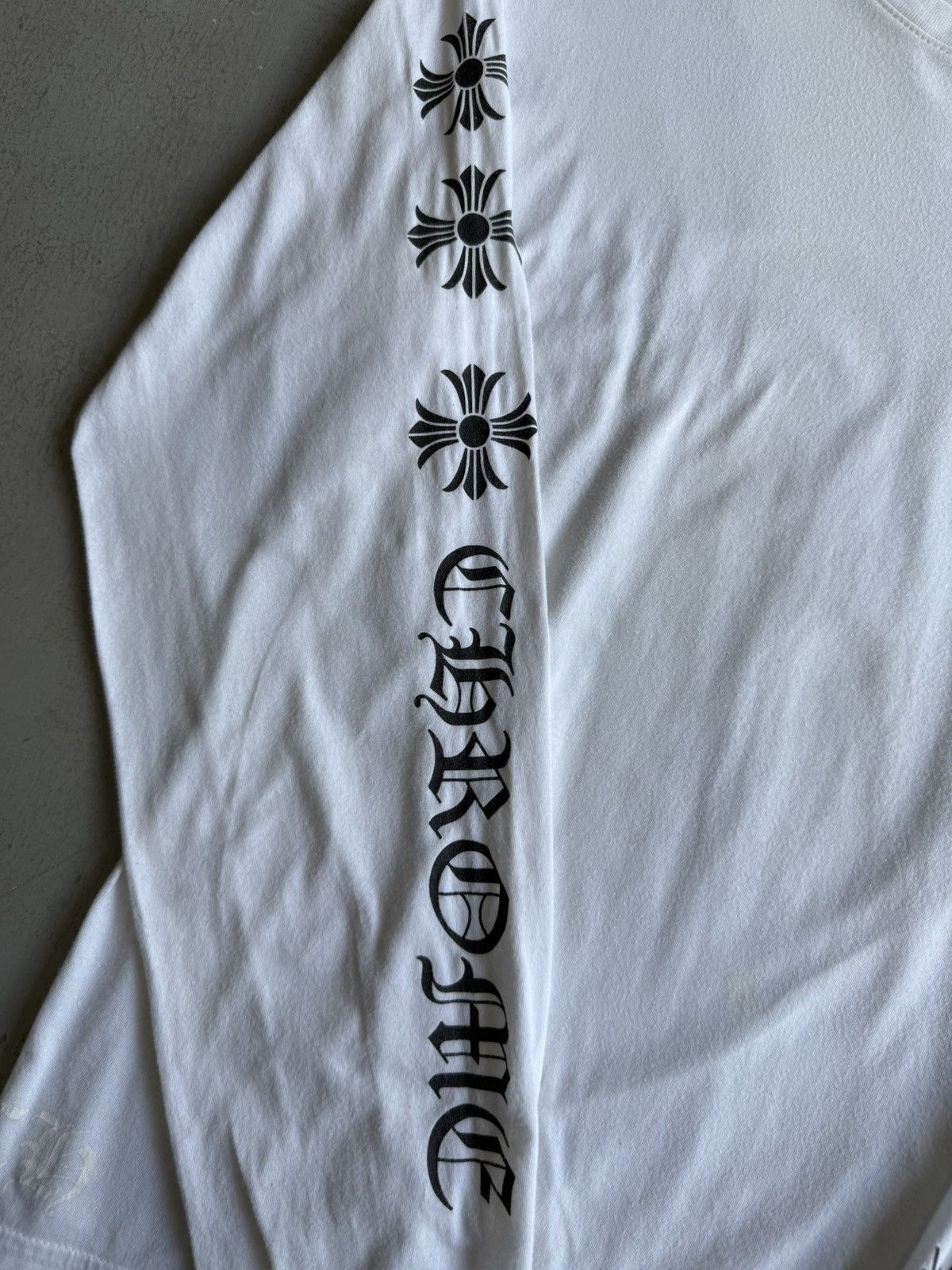 Chrome Hearts Chrome Hearts Cross Script white Longsleeves Size US M / EU 48-50 / 2 - 8 Thumbnail