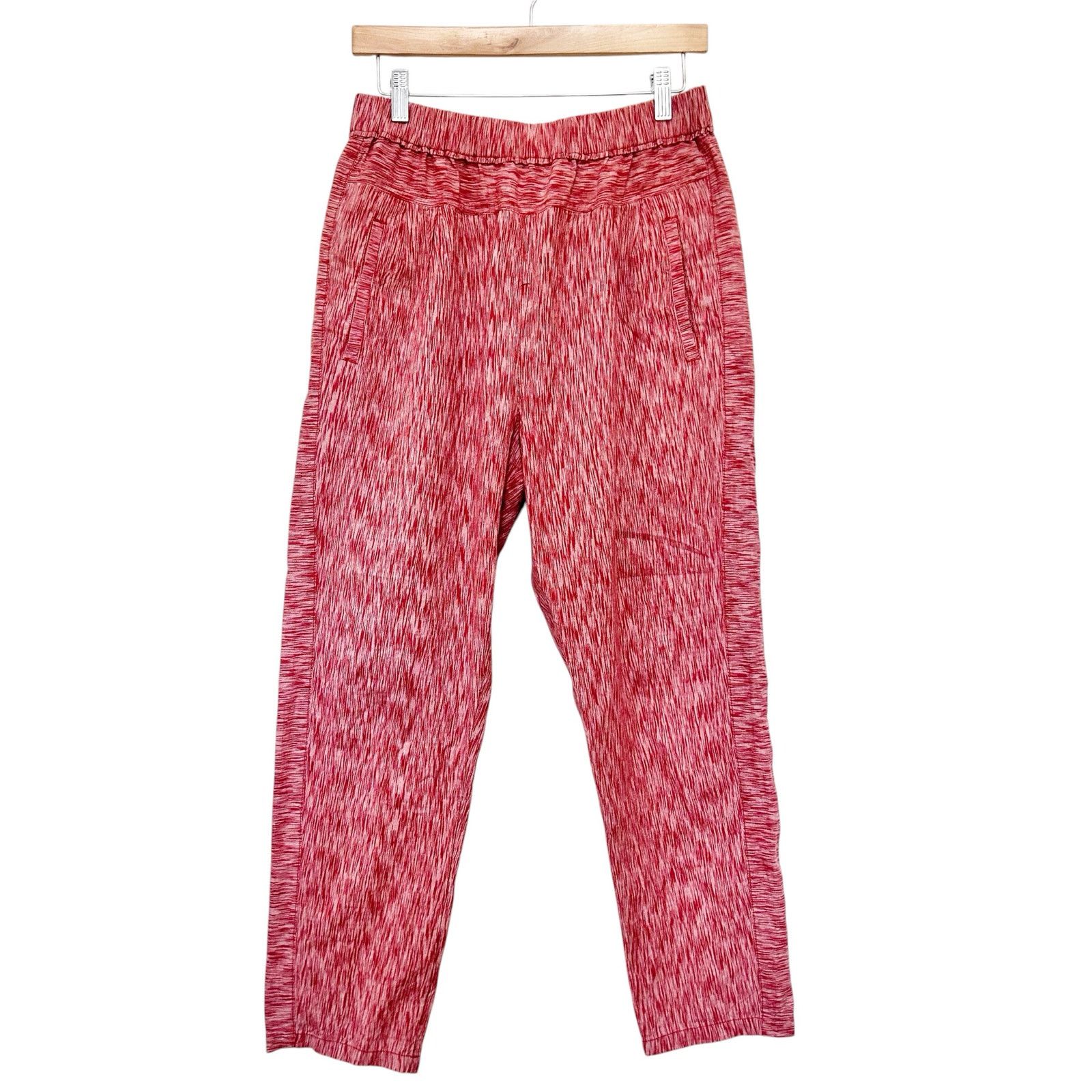 Anthropologie By Anthropologie Red Longshore Ikat Cotton Pants Sz S Size 27" / US 4 / IT 40 - 1 Thumbnail