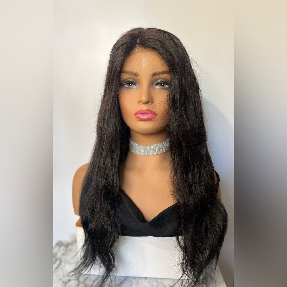 Other 25 In Glueless Wavy 100% Human hair 6x6 Front Closure Lace Size ONE SIZE - 5 Thumbnail