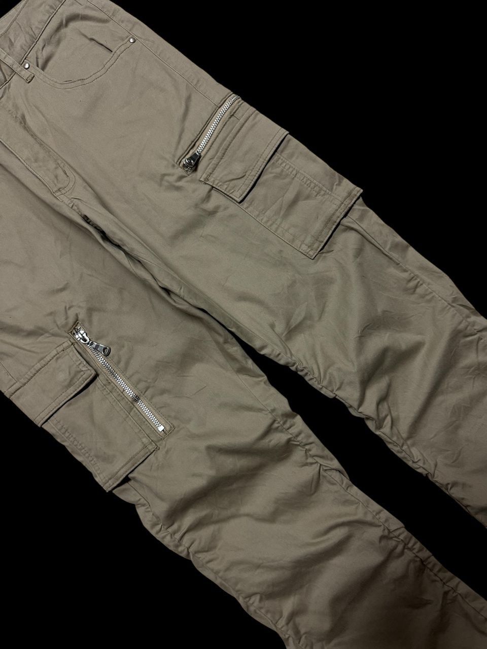 PPFM Grunge Semantic Design Ruched Multipocket Zipper Punk Cargo Size US 30 / EU 46 - 8 Thumbnail