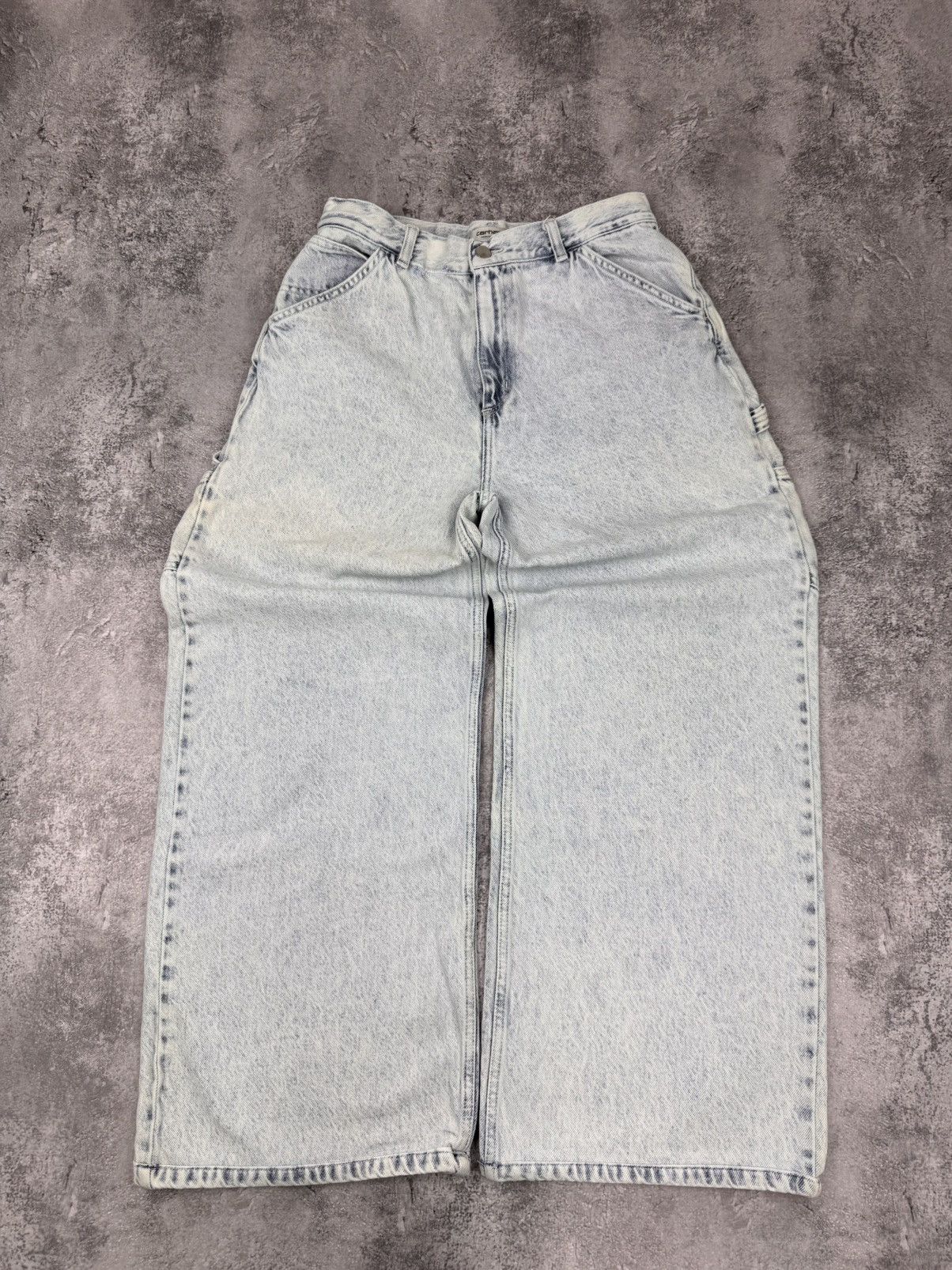 Carhartt Carhartt WIP Women Wide Leg Jeans Light Blue Size W29 Size 29" - 5 Thumbnail