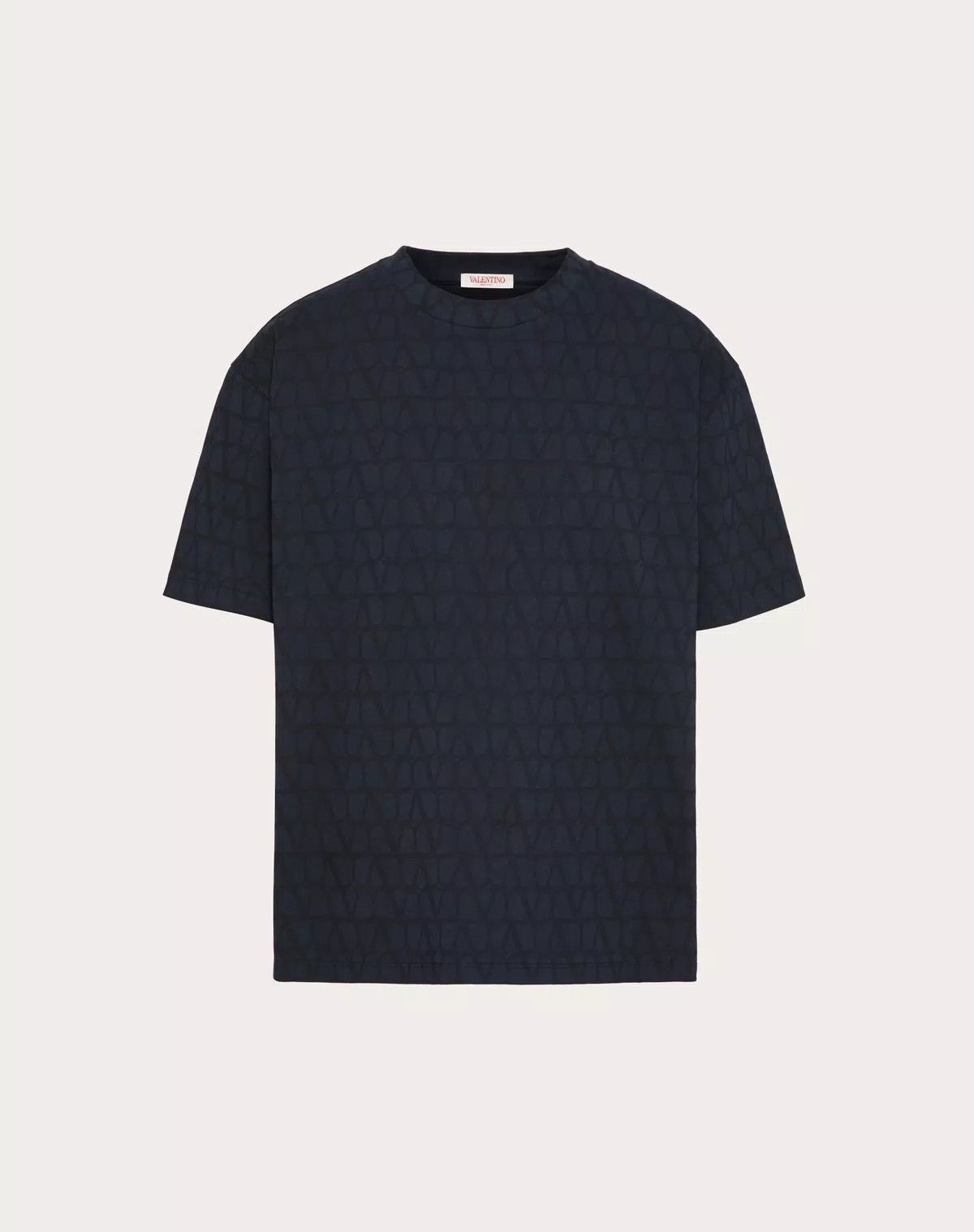 Valentino oc11z0725 Cotton T-Shirt With Toile Iconographe in Black Size US S / EU 44-46 / 1 - 1 Thumbnail