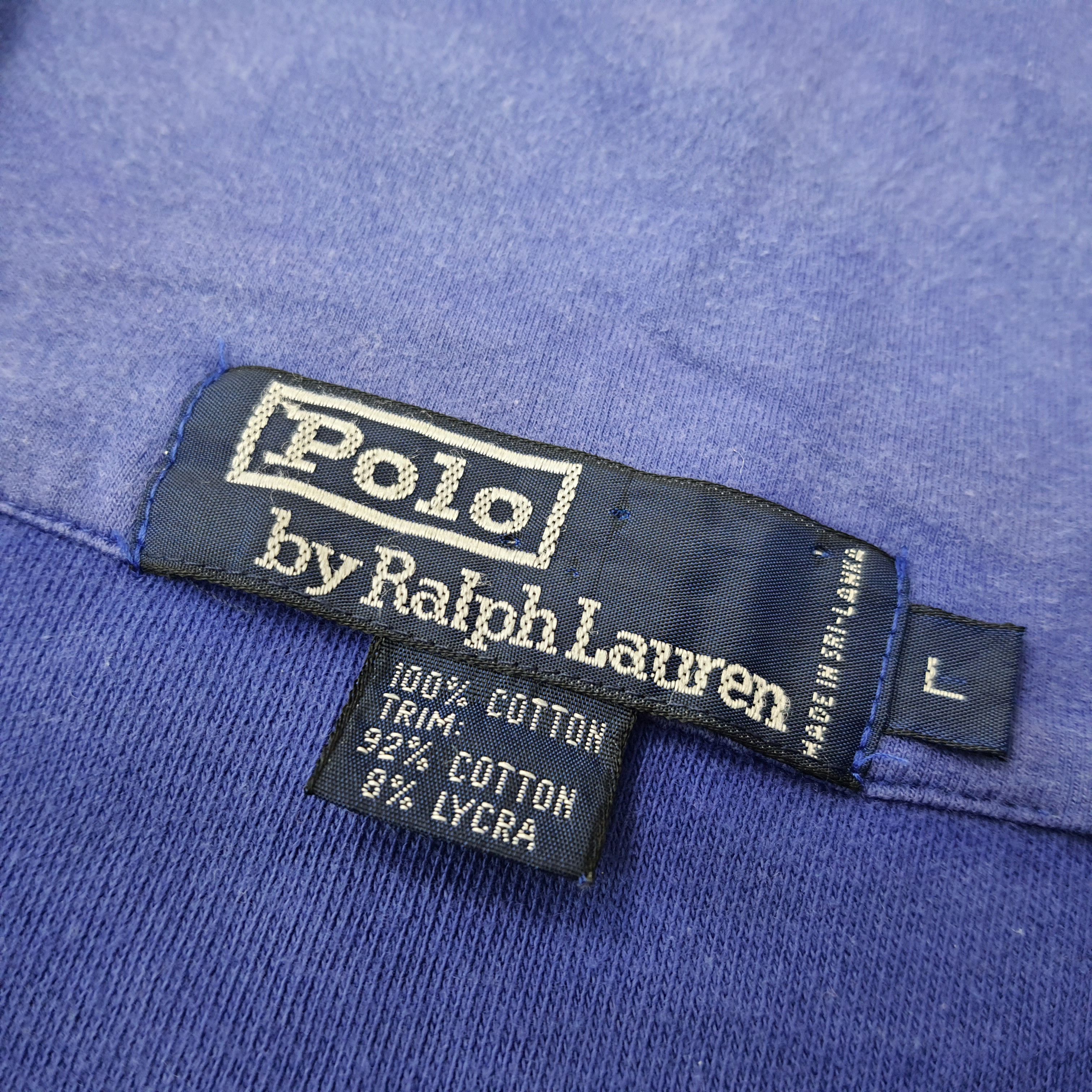 Polo Ralph Lauren Vintage POLO Ralph Lauren Racing Half Zipper C250N21 Size US L / EU 52-54 / 3 - 6 Thumbnail
