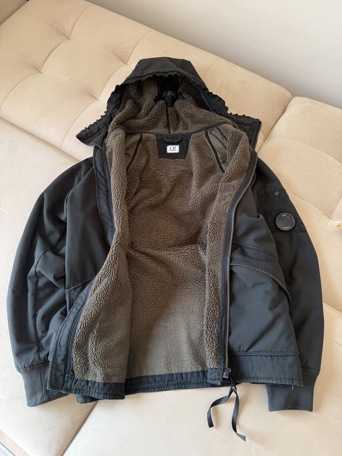 C.P. Company C.P. Company Soft Shell Fleece-Lined Lens Jacket Size US M / EU 48-50 / 2 - 7 Thumbnail