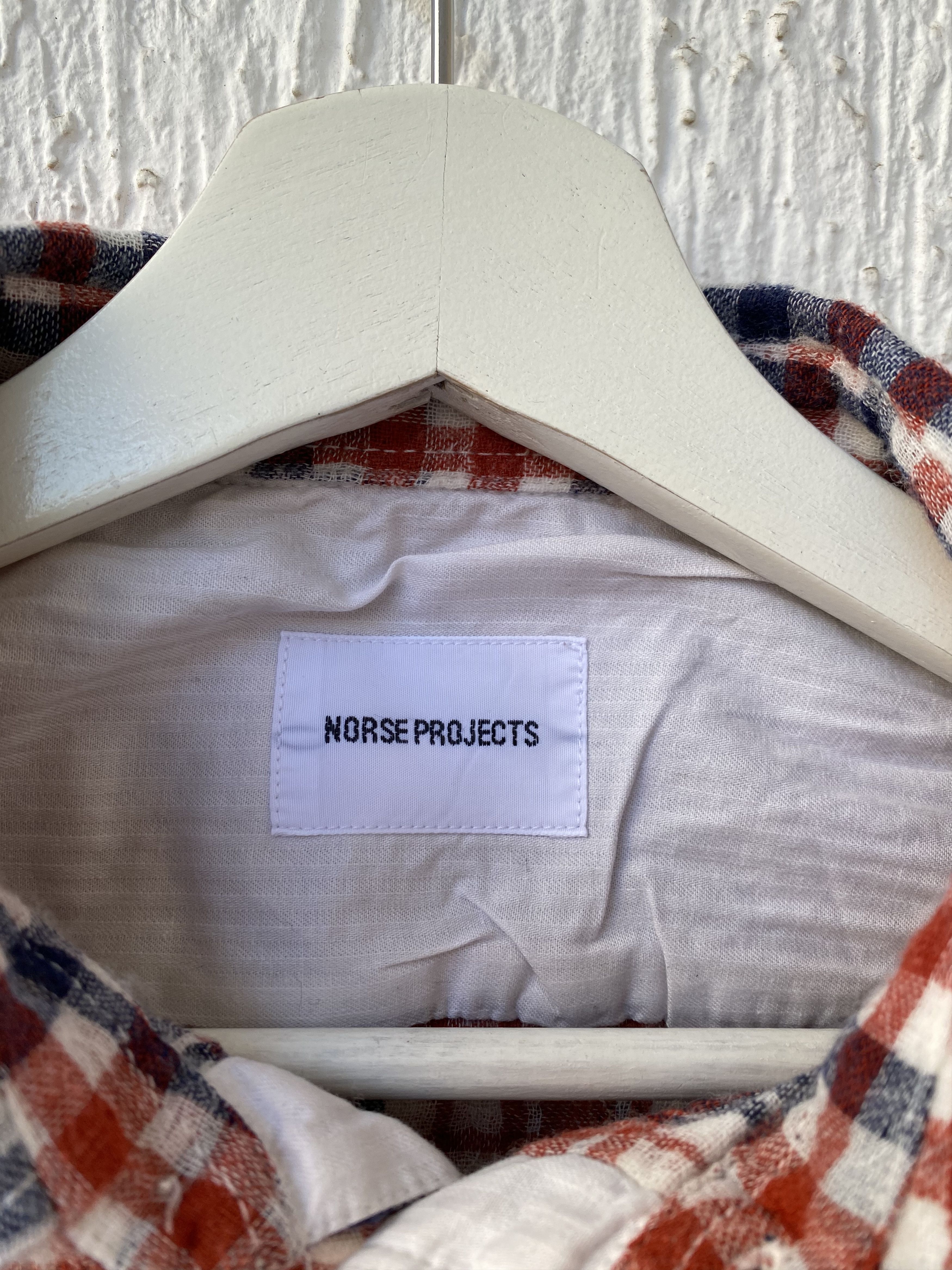 Norse Projects checked wool blend shirt Size US M / EU 48-50 / 2 - 5 Thumbnail