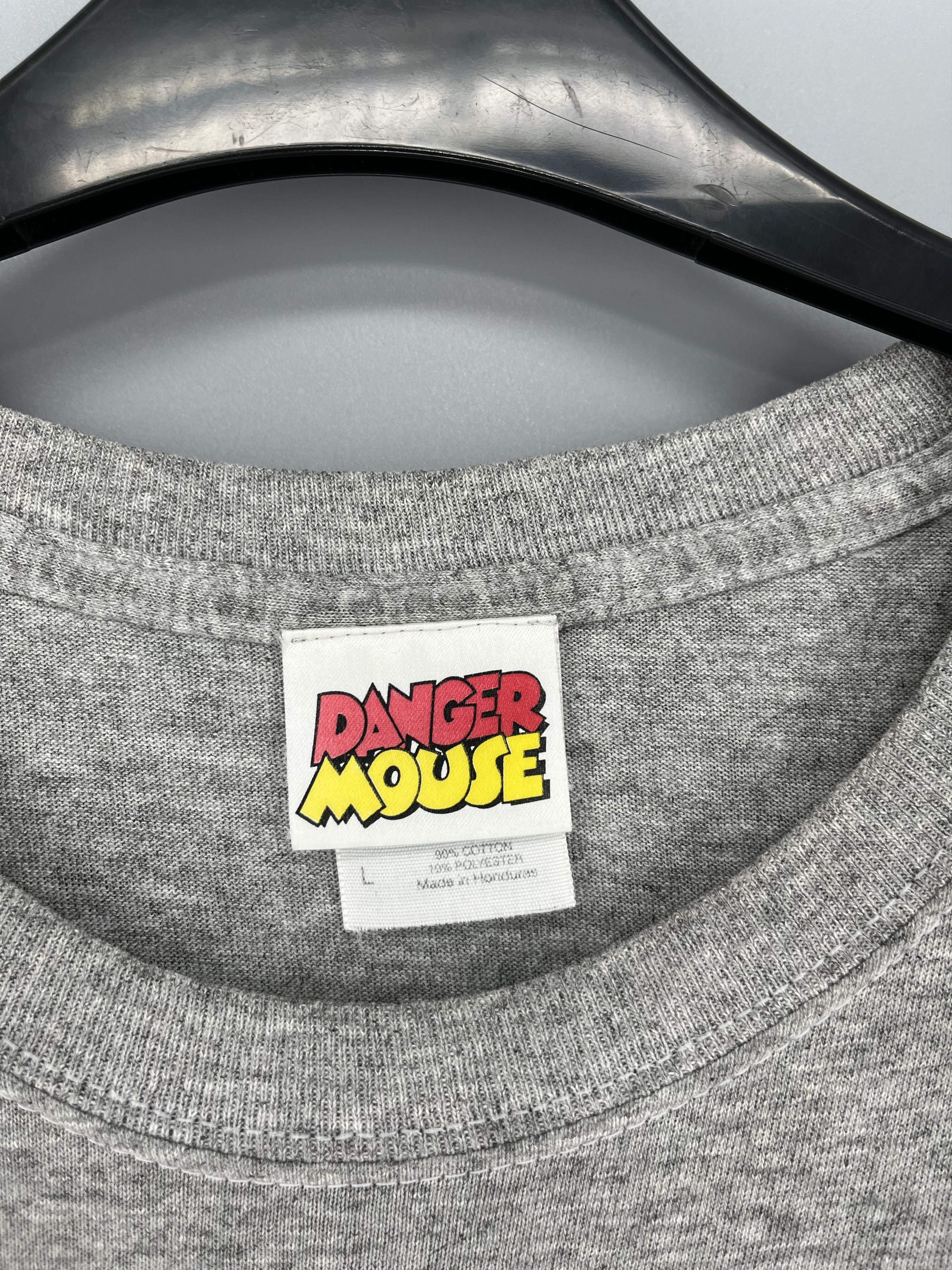 Cartoon Network Vintage Y2K DANGER MOUSE Humor tee streetwear style Size US L / EU 52-54 / 3 - 9 Thumbnail