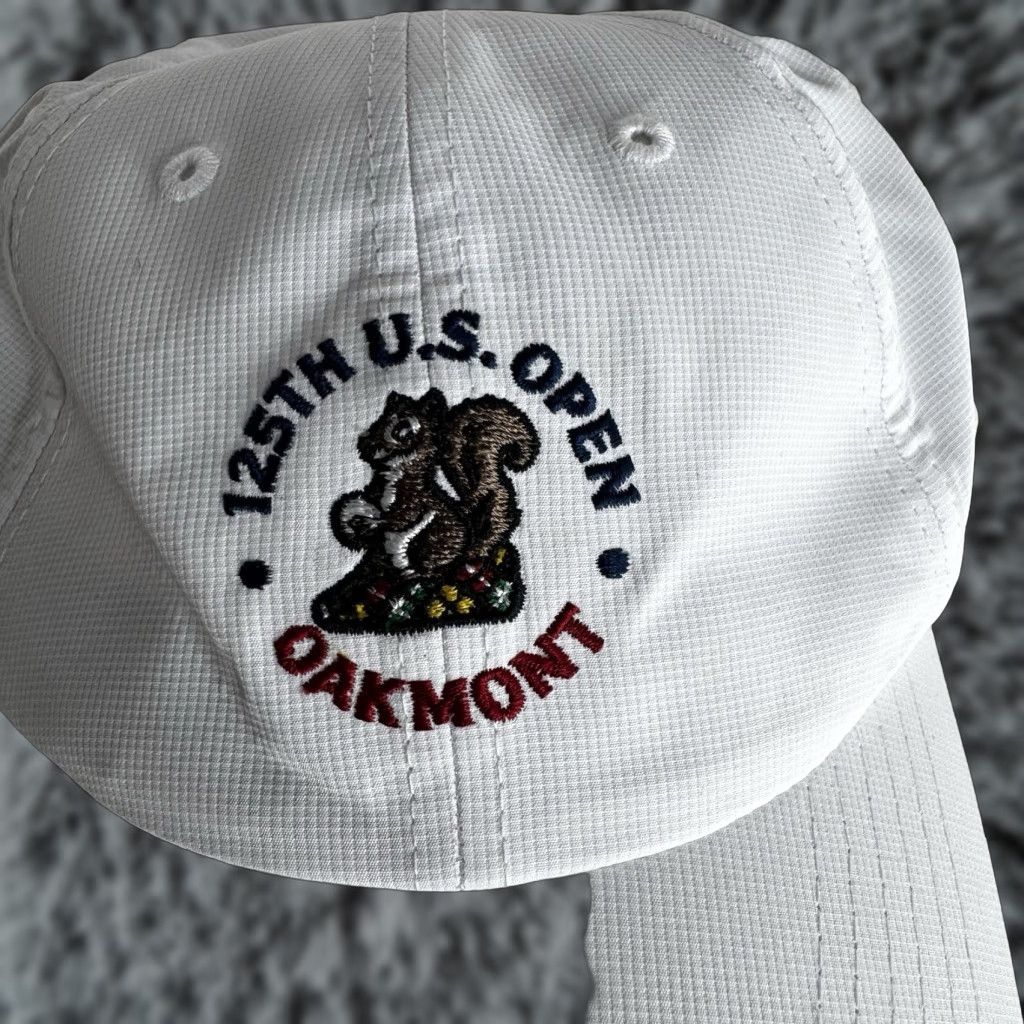 Vintage Ahead 125th U.S. Open Oakmont Country Club Hat Adjustable Strap White Imperial Golf Hat Unisex Adults One Size Size ONE SIZE - 1 Thumbnail