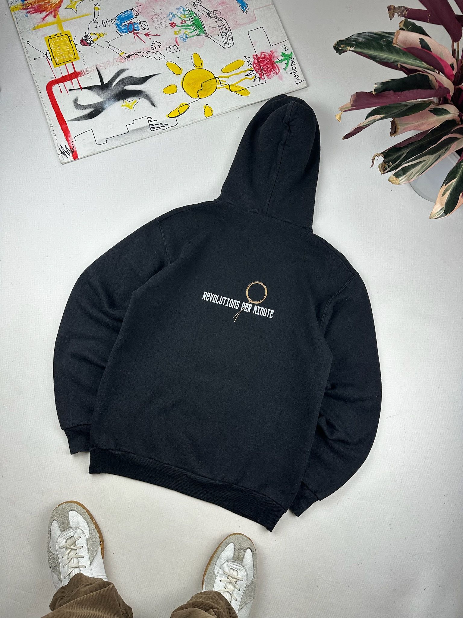 Band Tees Vintage Y2K Rise Against sun faded hoodie back print Size US S / EU 44-46 / 1 - 6 Thumbnail