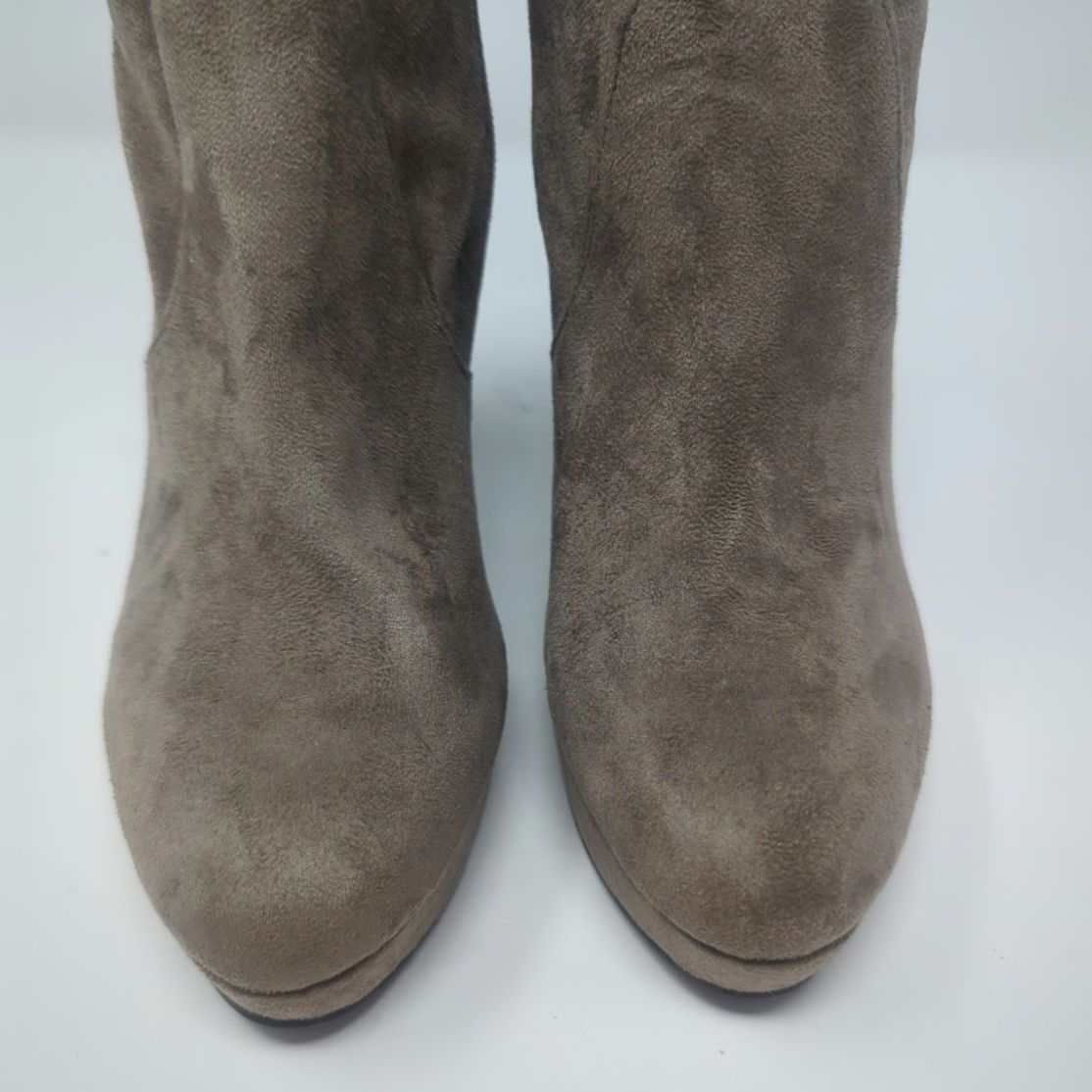Other G By Guess Brown Velvet Heel Boots Booties Womens Size 6 Size US 6 / IT 36 - 3 Thumbnail