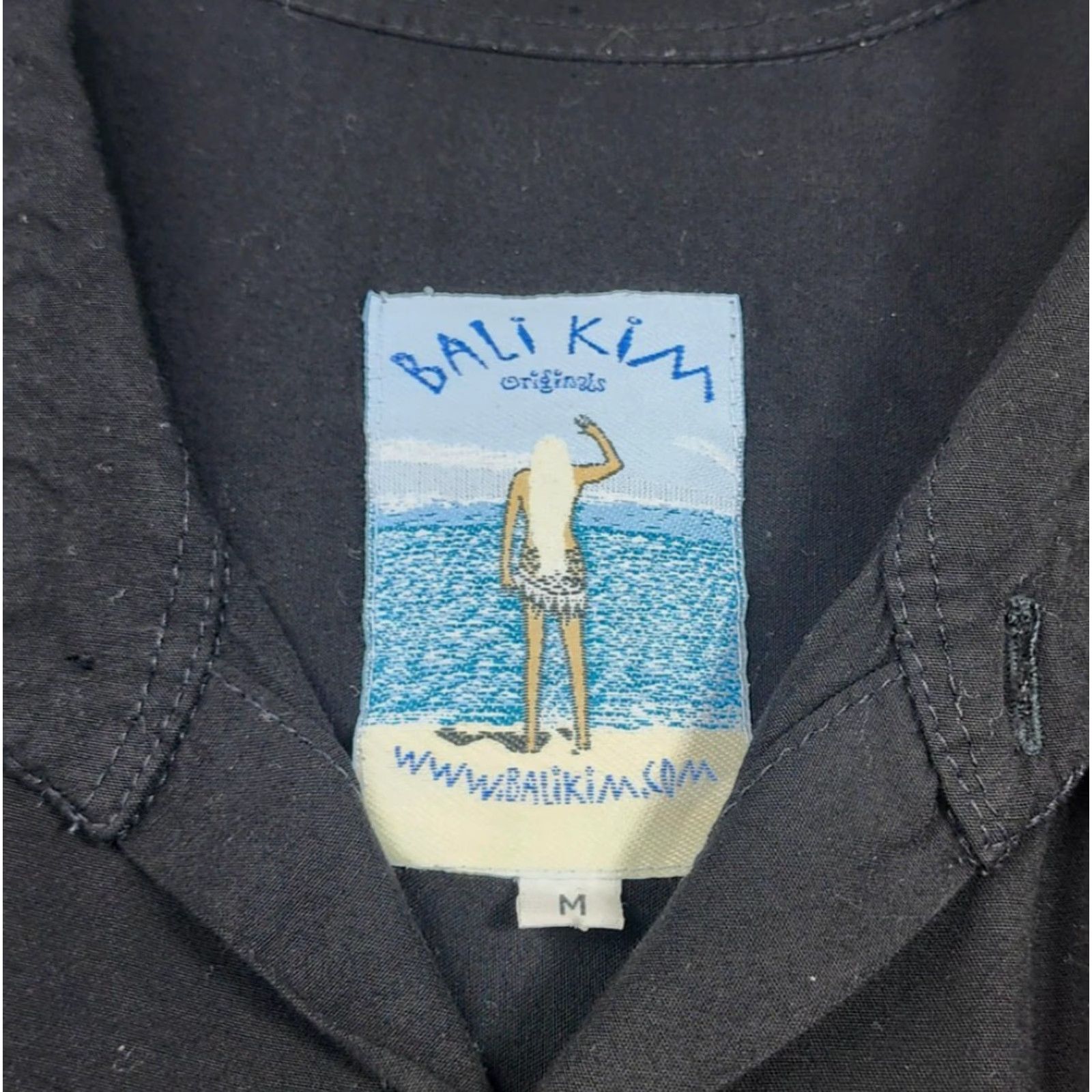 Vintage VINTAGE Bali Kim Aloha Shirt Mens Medium Black Leopard Print Button Up Short Sleeve Size US M / EU 48-50 / 2 - 5 Thumbnail